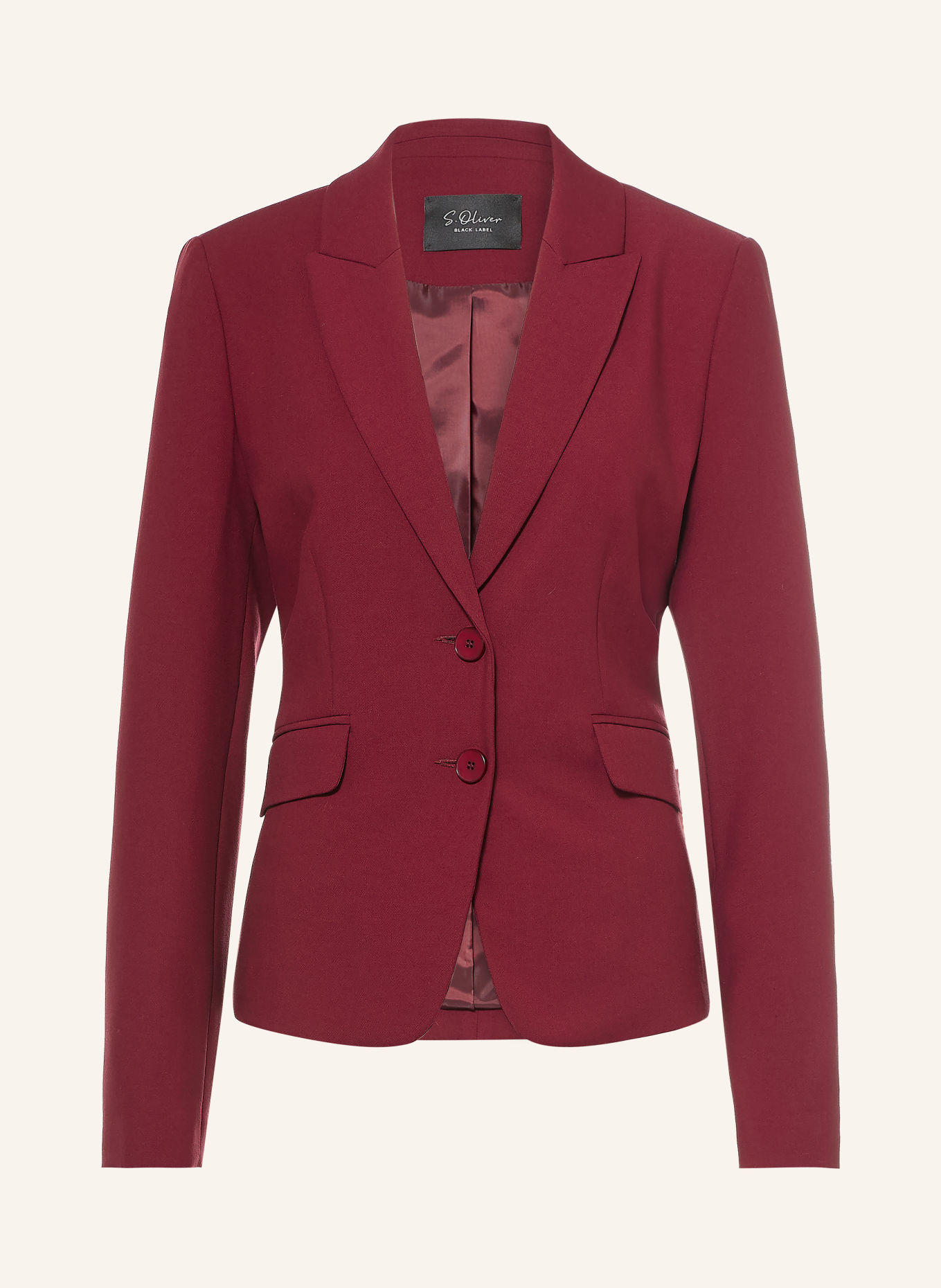s.Oliver BLACK LABEL Blazer: ROUGE FONCÉ