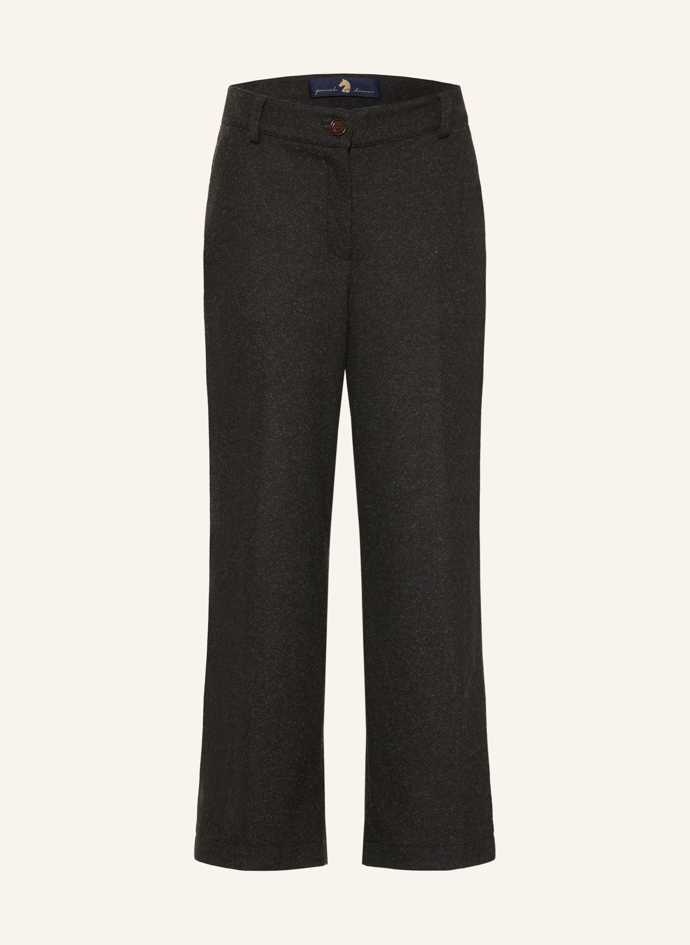 pamela henson 7/8-Hose aus Flanell: DUNKELGRAU