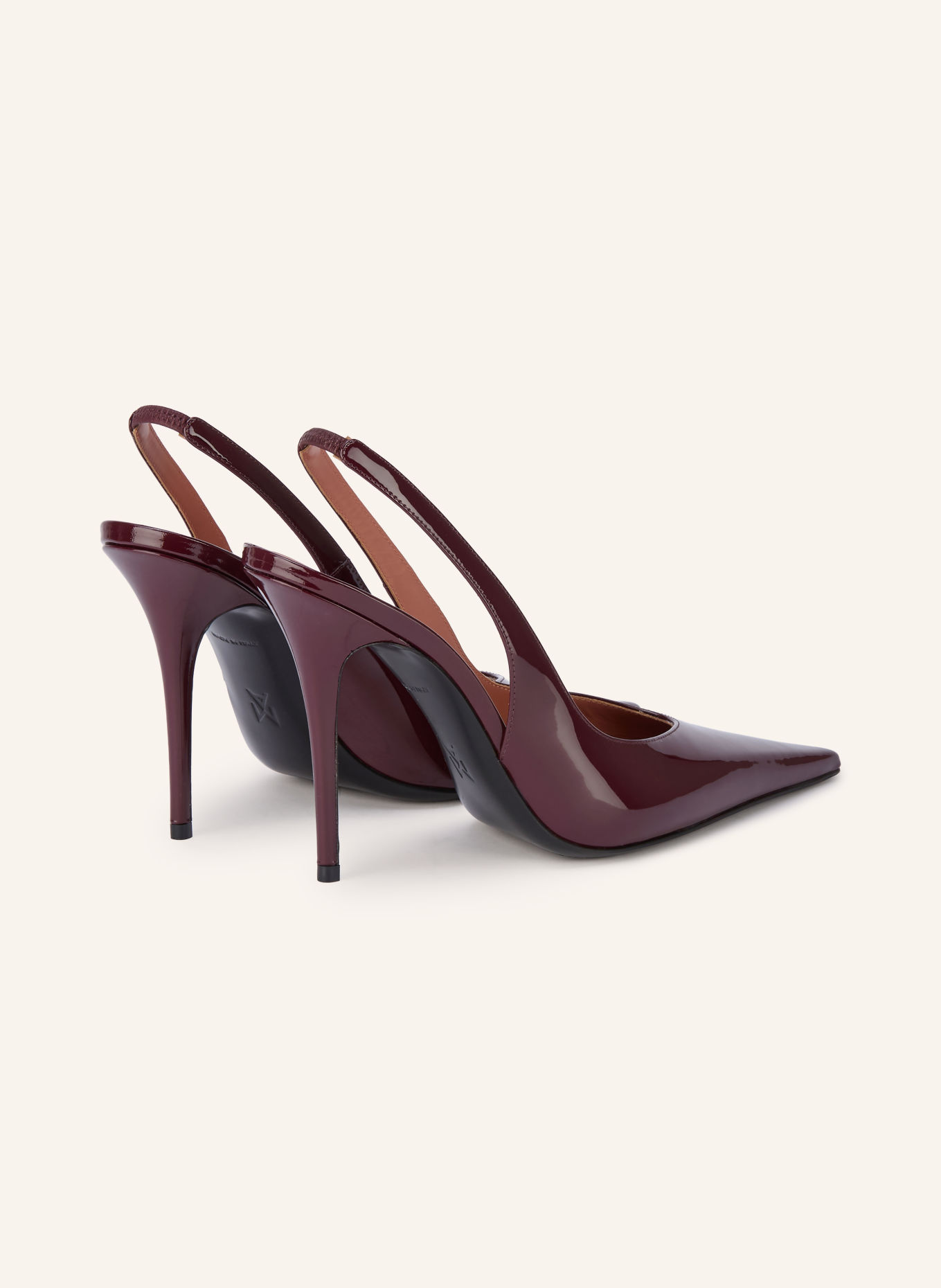 AMINA MUADDI Sling-pumps ANOK: MØRKERØD