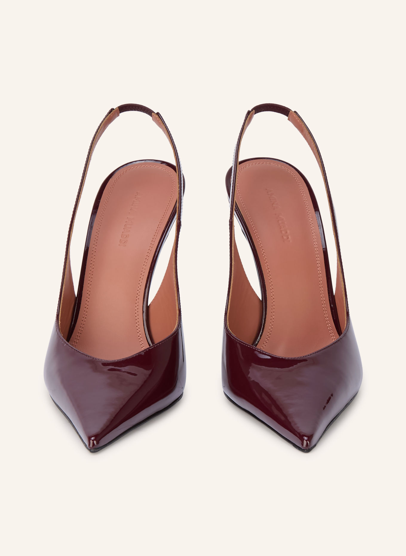 AMINA MUADDI Sling-pumps ANOK: MØRKERØD
