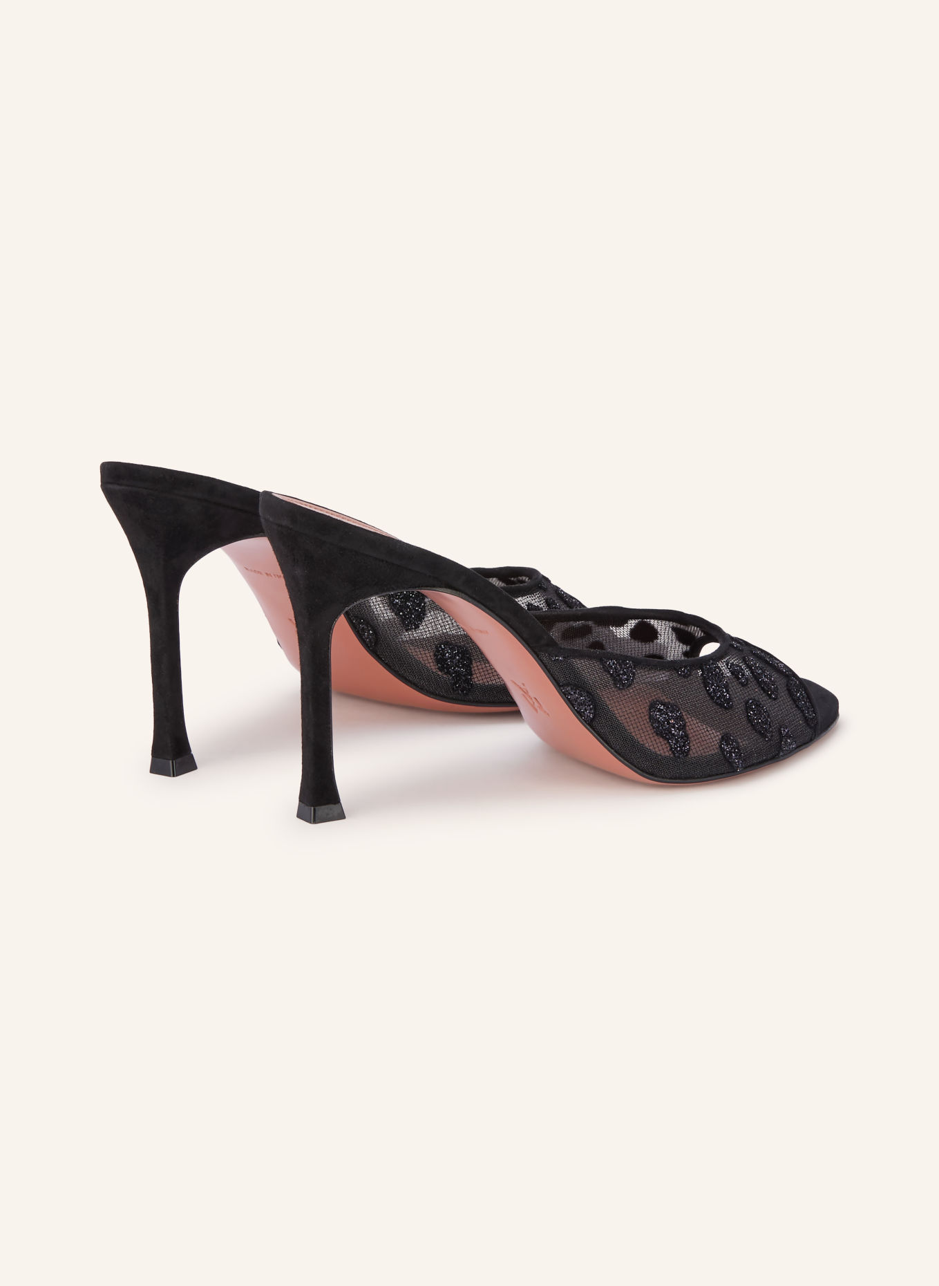 AMINA MUADDI ALEXA Mules: BLACK