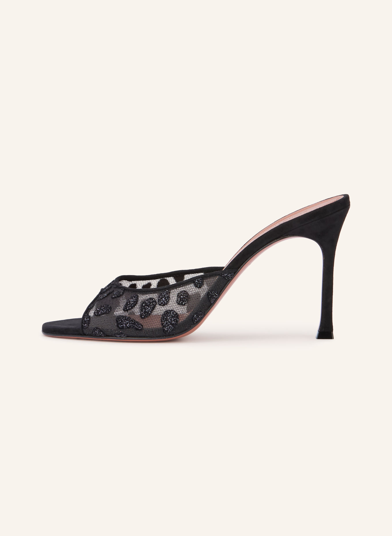 AMINA MUADDI ALEXA Mules: BLACK