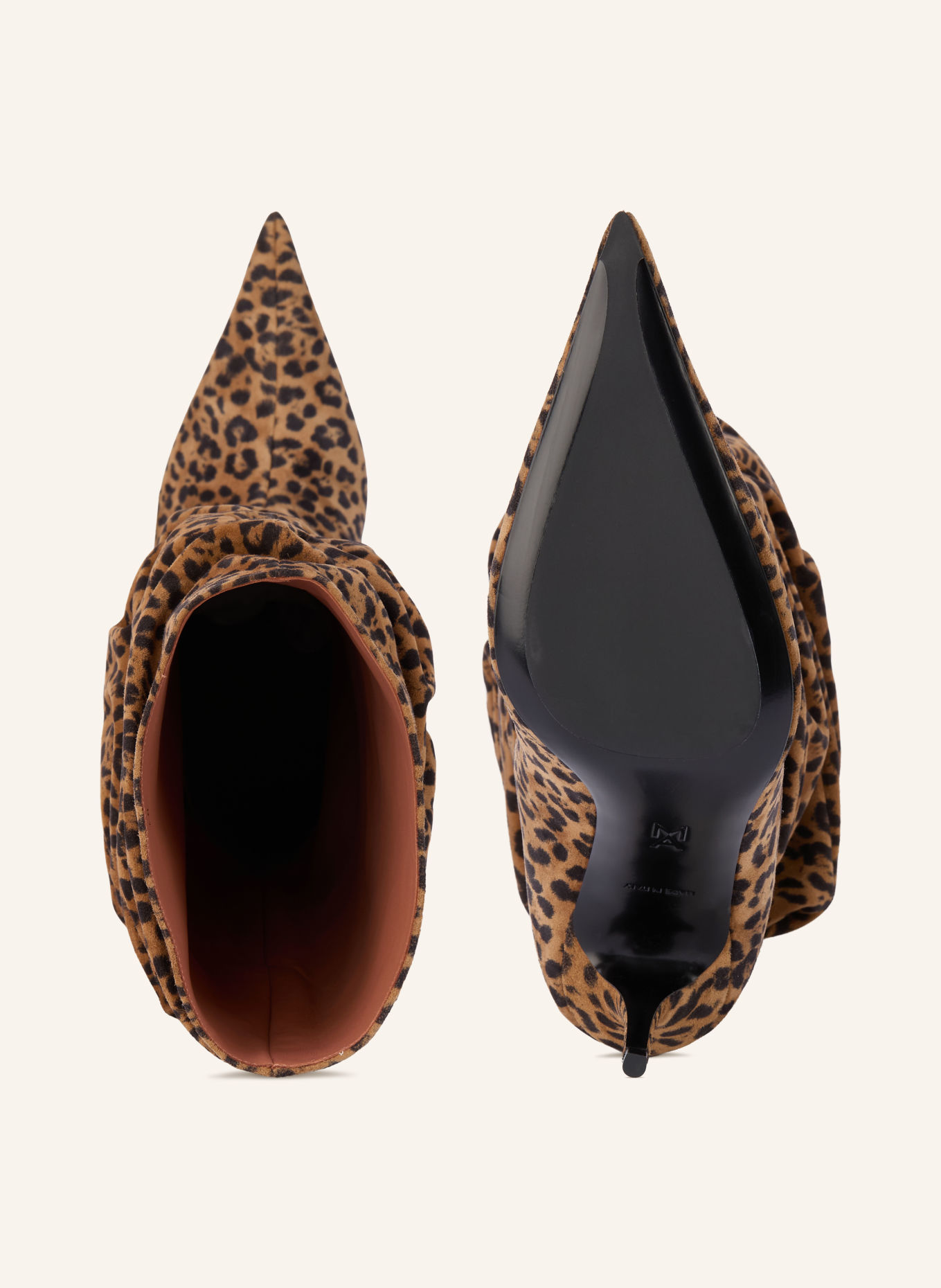 AMINA MUADDI ANOK Boots: BROWN / BLACK