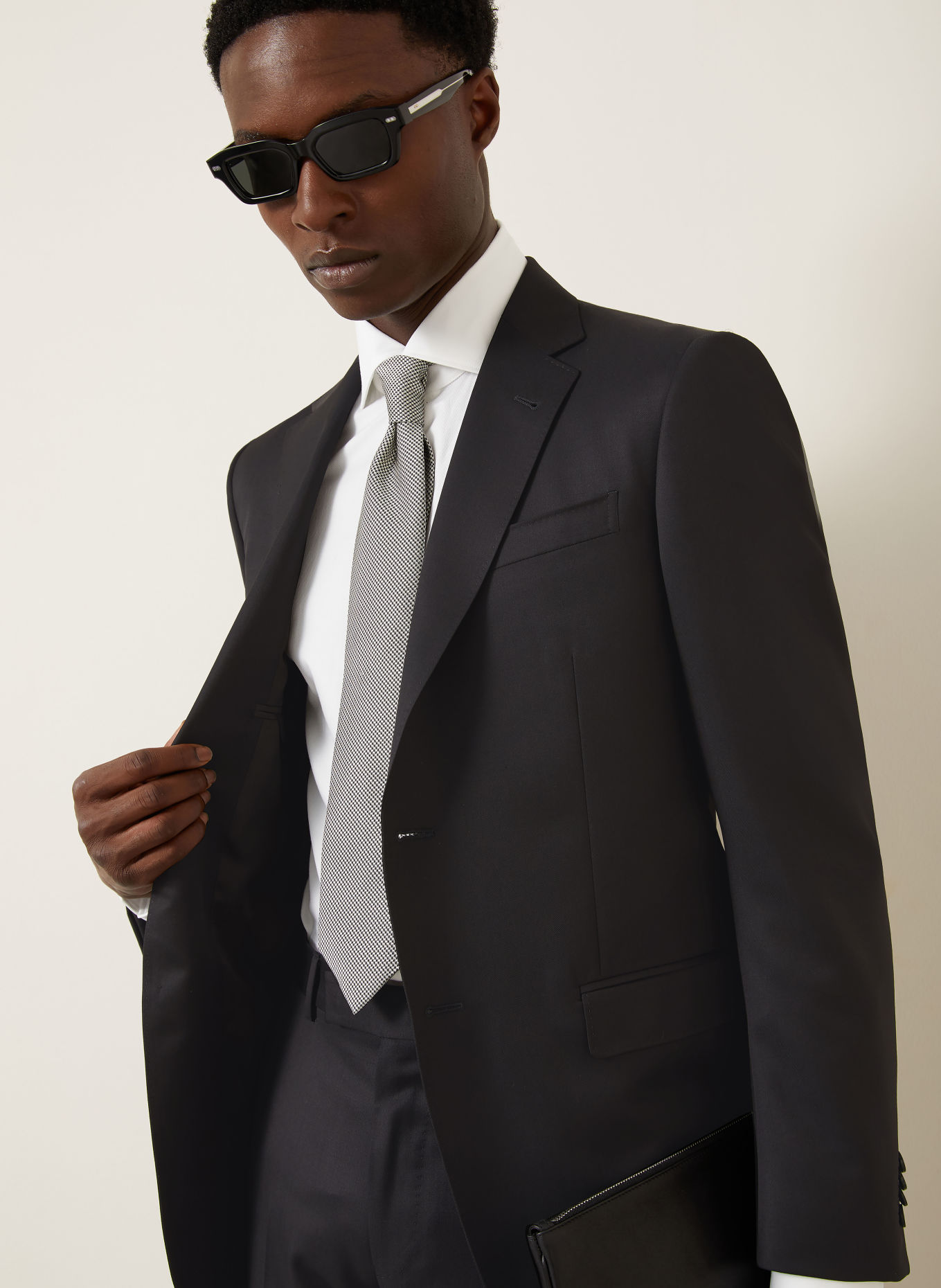ZEGNA Anzug Slim Fit: SCHWARZ