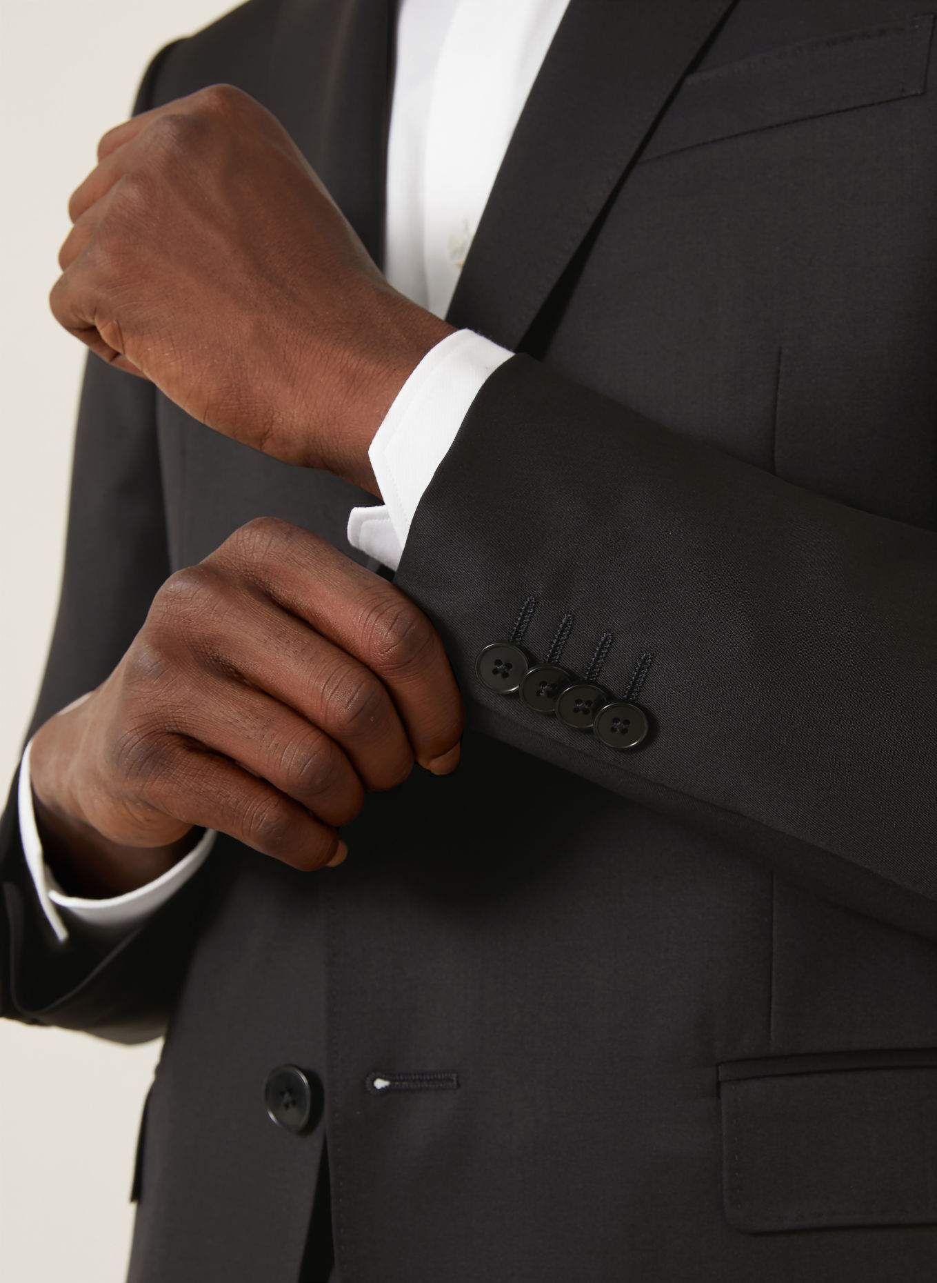 ZEGNA Anzug Slim Fit: SCHWARZ