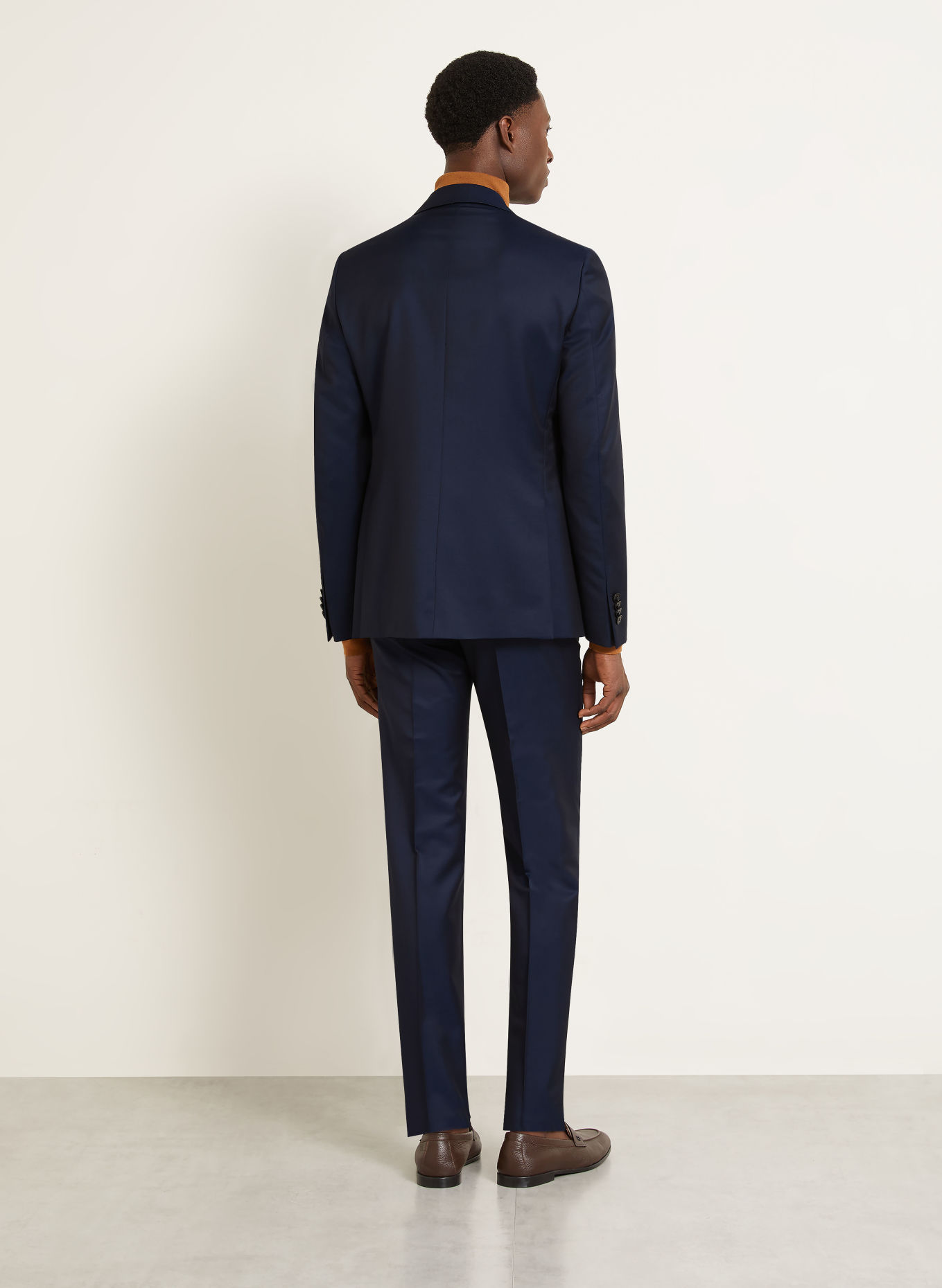 ZEGNA Oblek Extra Slim Fit: TMAVĚ MODRÁ