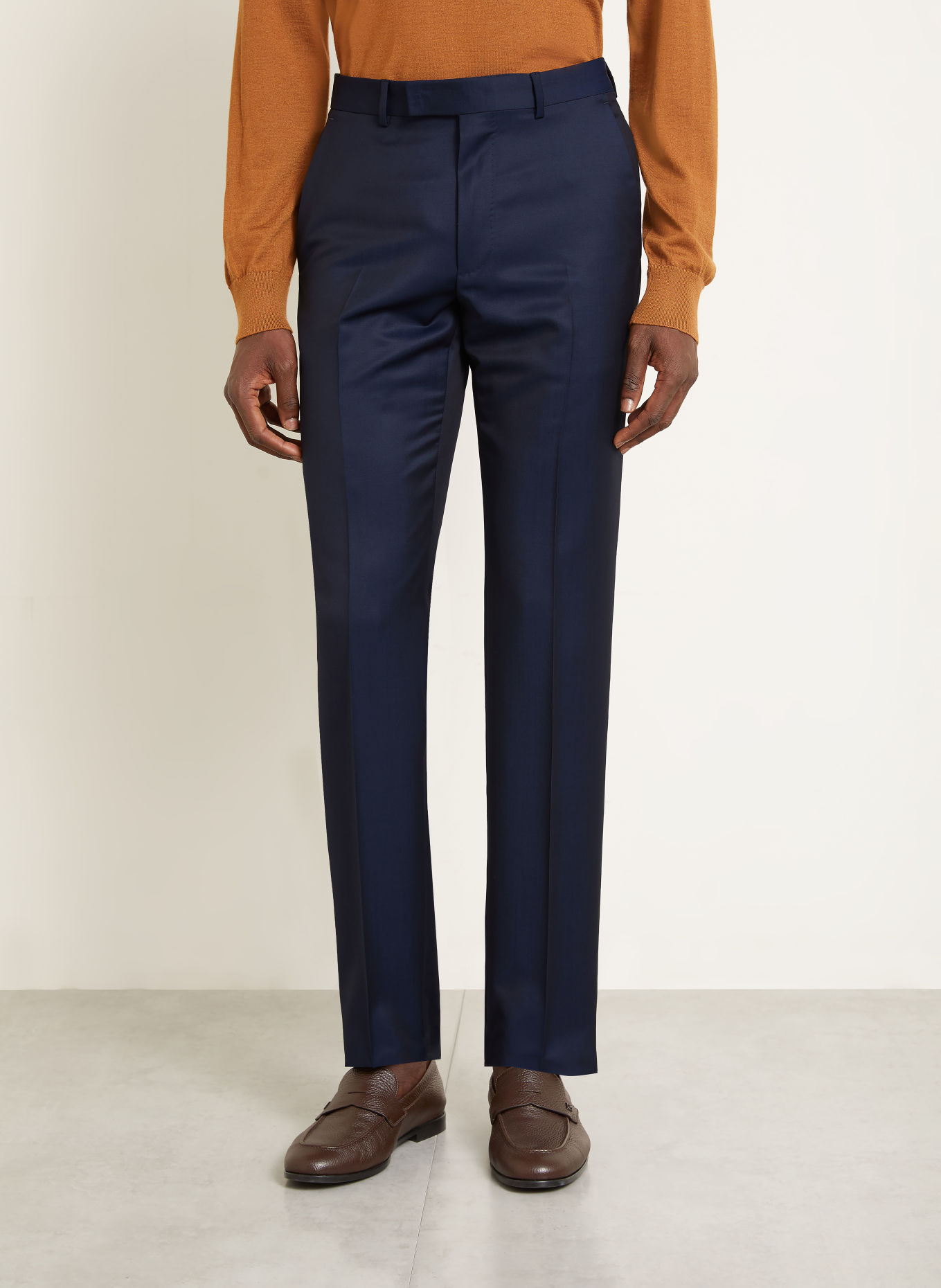 ZEGNA Oblek Extra Slim Fit: TMAVĚ MODRÁ