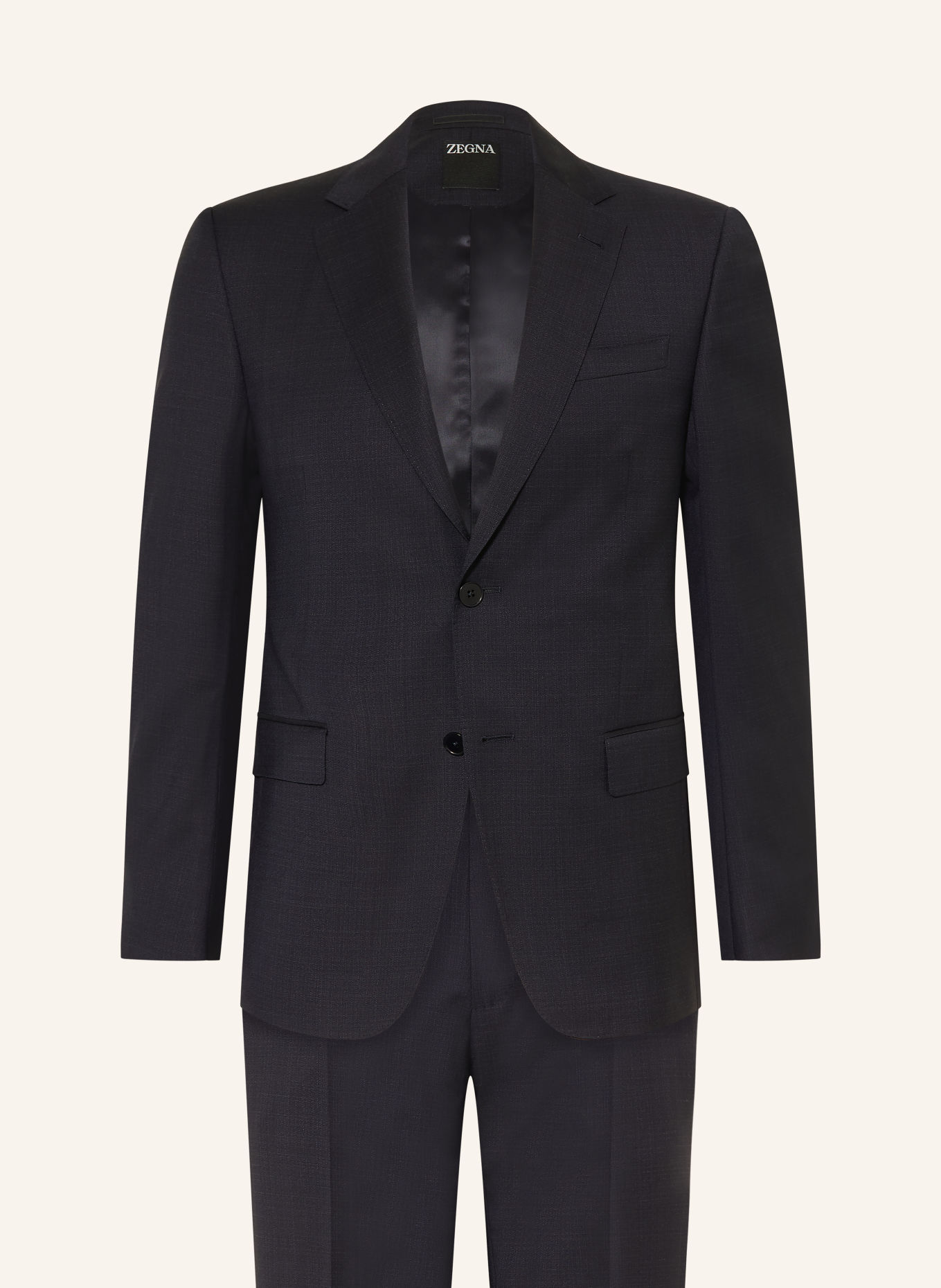 ZEGNA Oblek Extra Slim Fit: TMAVĚ MODRÁ