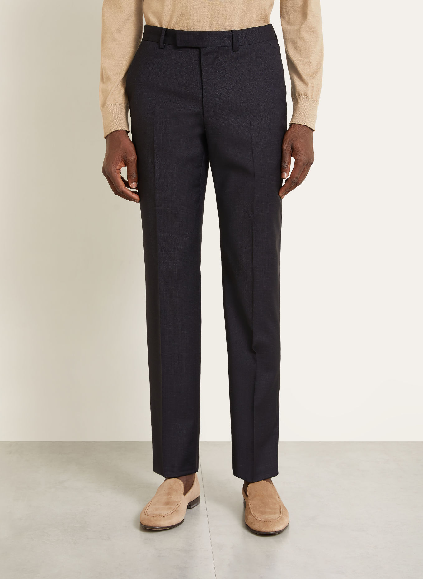 ZEGNA Oblek Extra Slim Fit: TMAVĚ MODRÁ