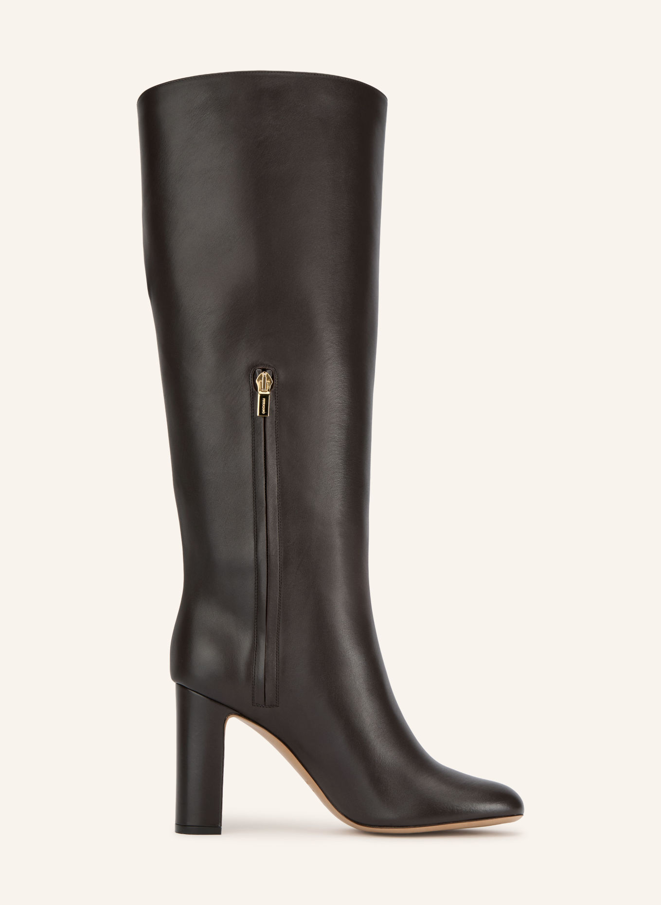 FERRAGAMO ENNI Boots: DARK BROWN