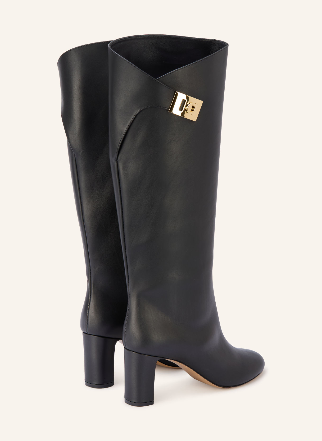 FERRAGAMO Laarzen ELLI: ZWART