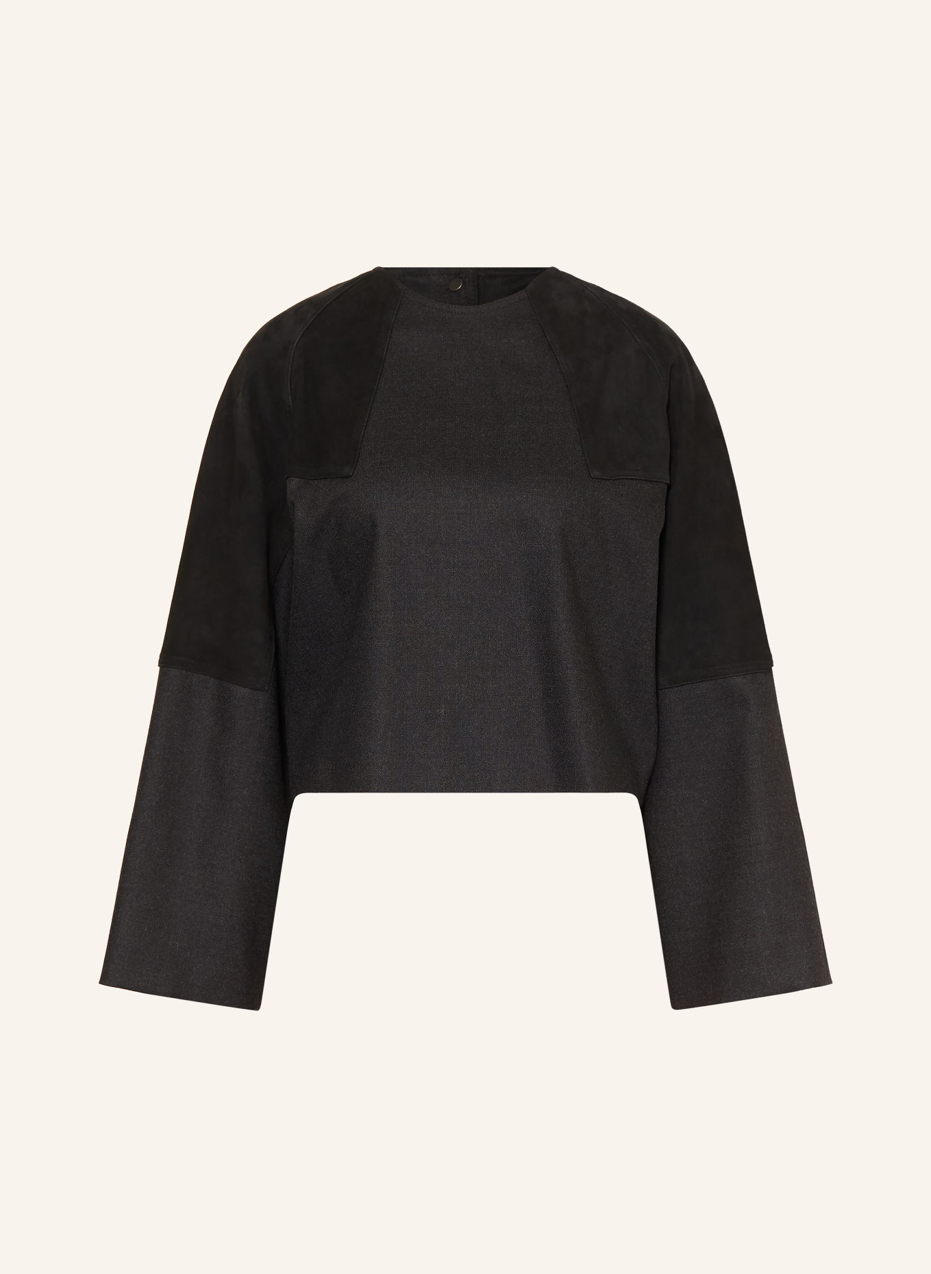 Max Mara SAFA Shirt blouse: DARK GRAY / BLACK