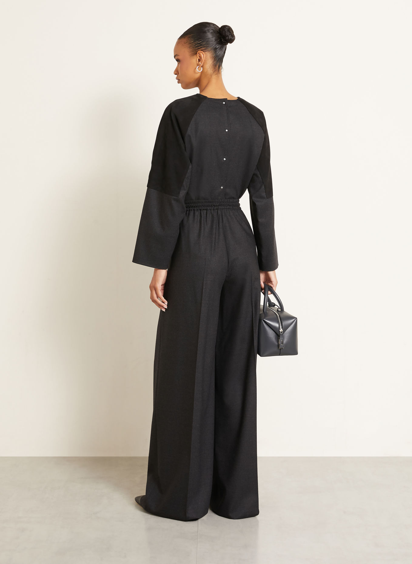 Max Mara SAFA Shirt blouse: DARK GRAY / BLACK