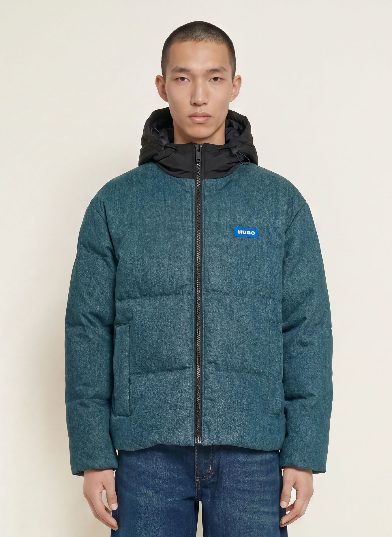 HUGO Steppjacke BOWANO: BLAU