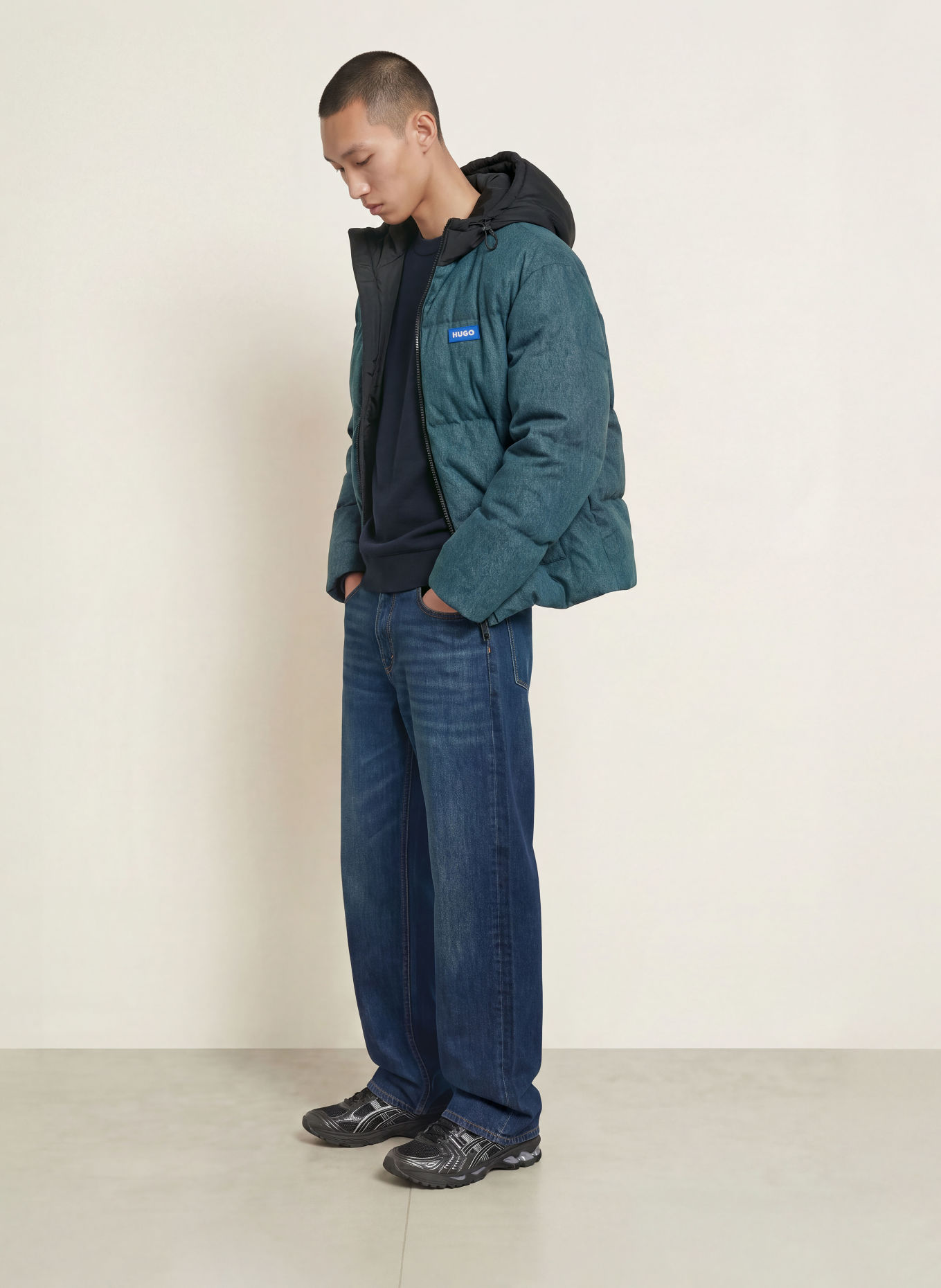 HUGO Steppjacke BOWANO: BLAU