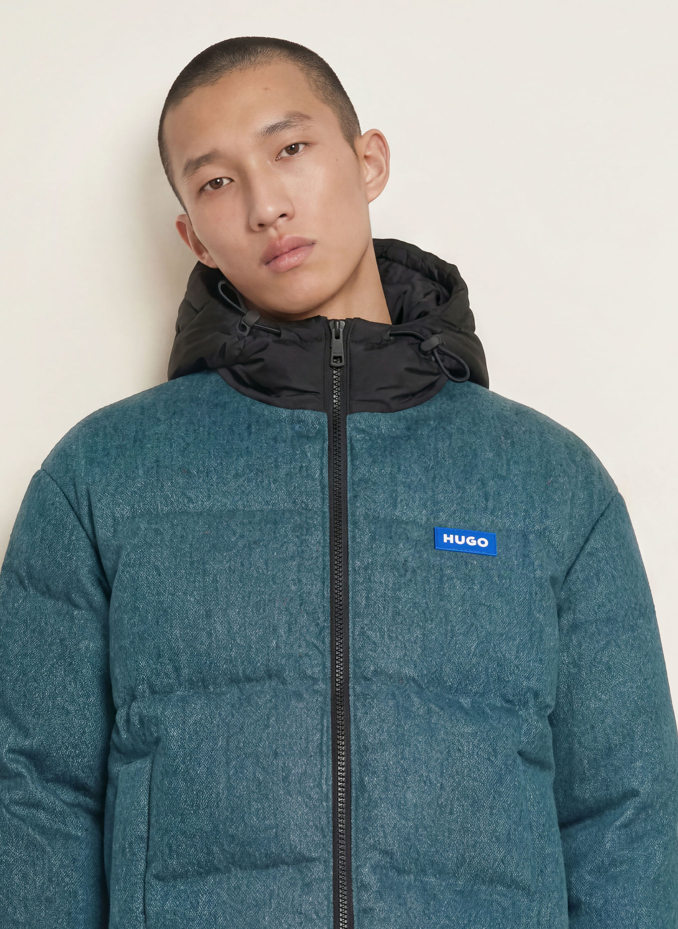 HUGO Steppjacke BOWANO: BLAU