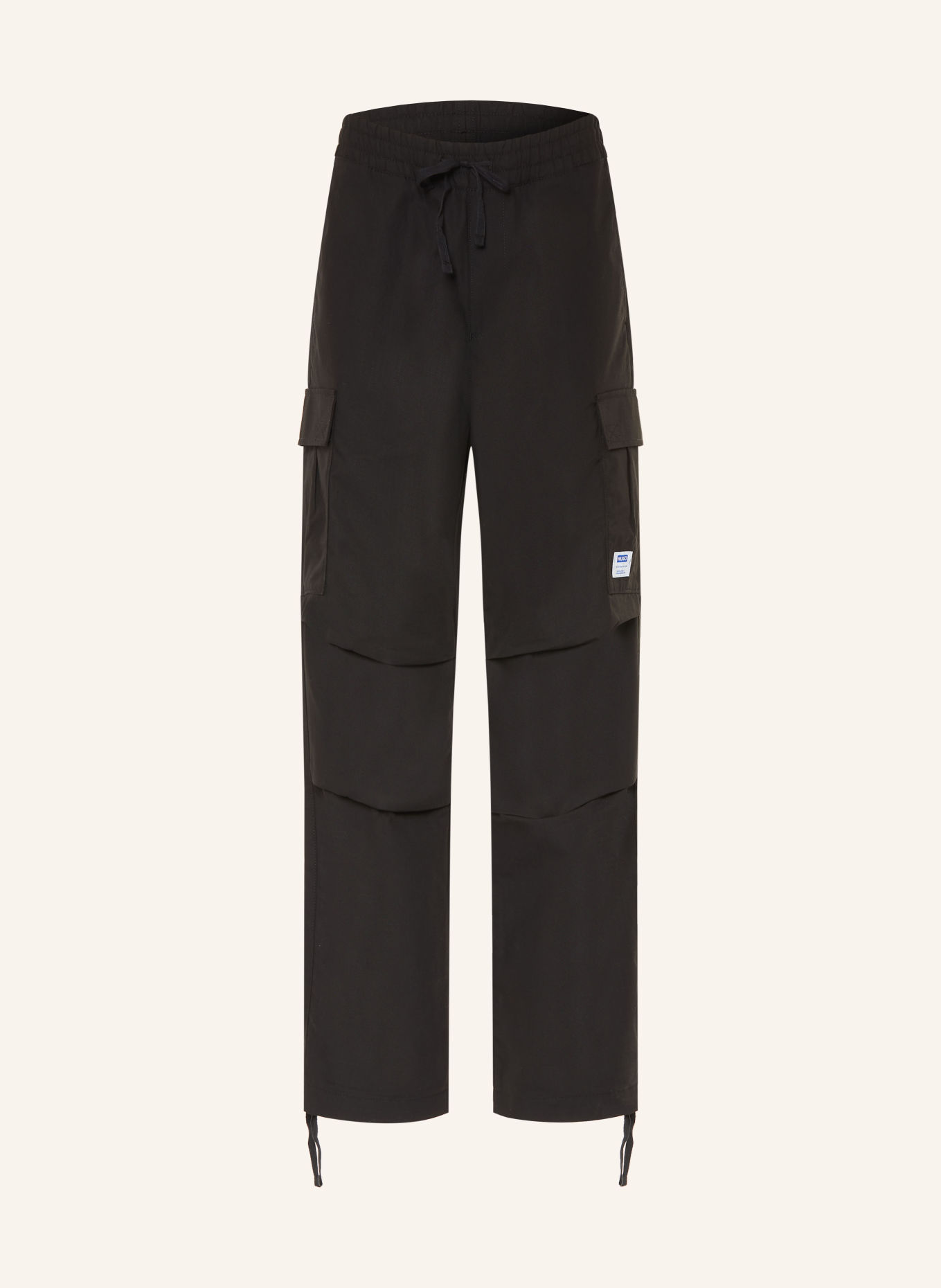 HUGO GADIC Cargo Trousers: BLACK