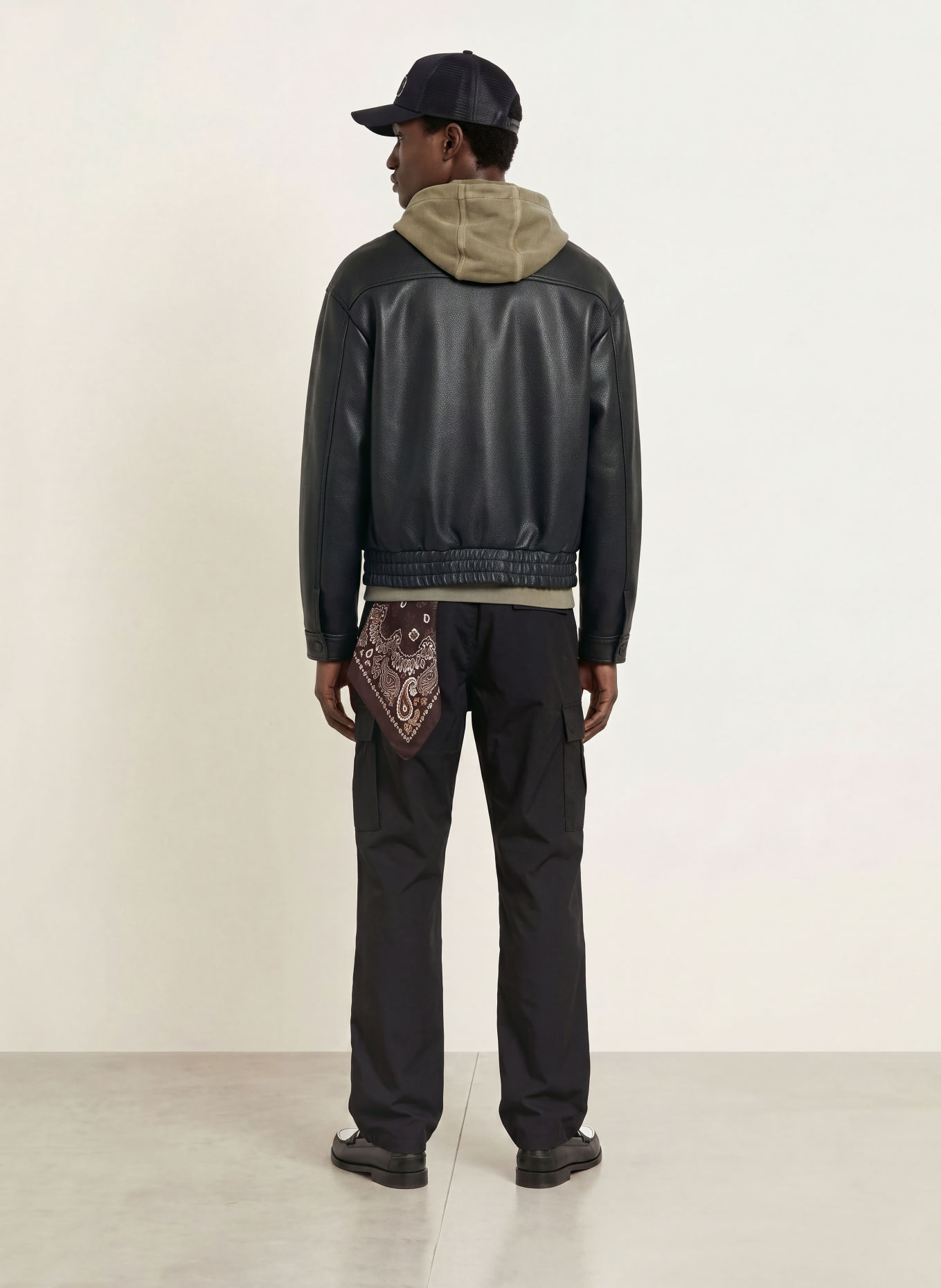 HUGO GADIC Cargo Trousers: BLACK