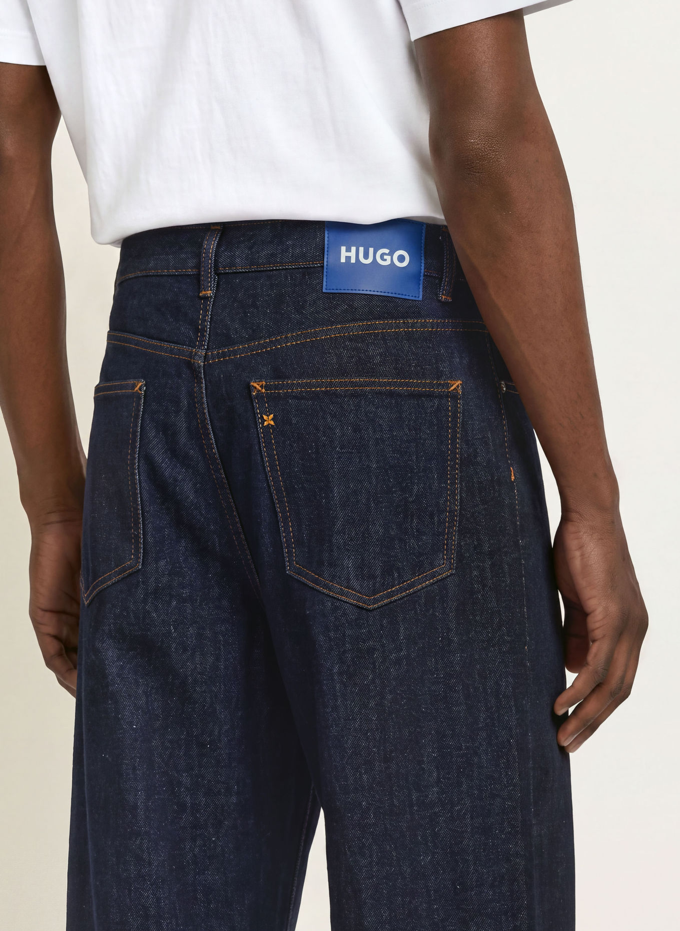 HUGO NATE Regular Fit Jeans: 403 DARK BLUE