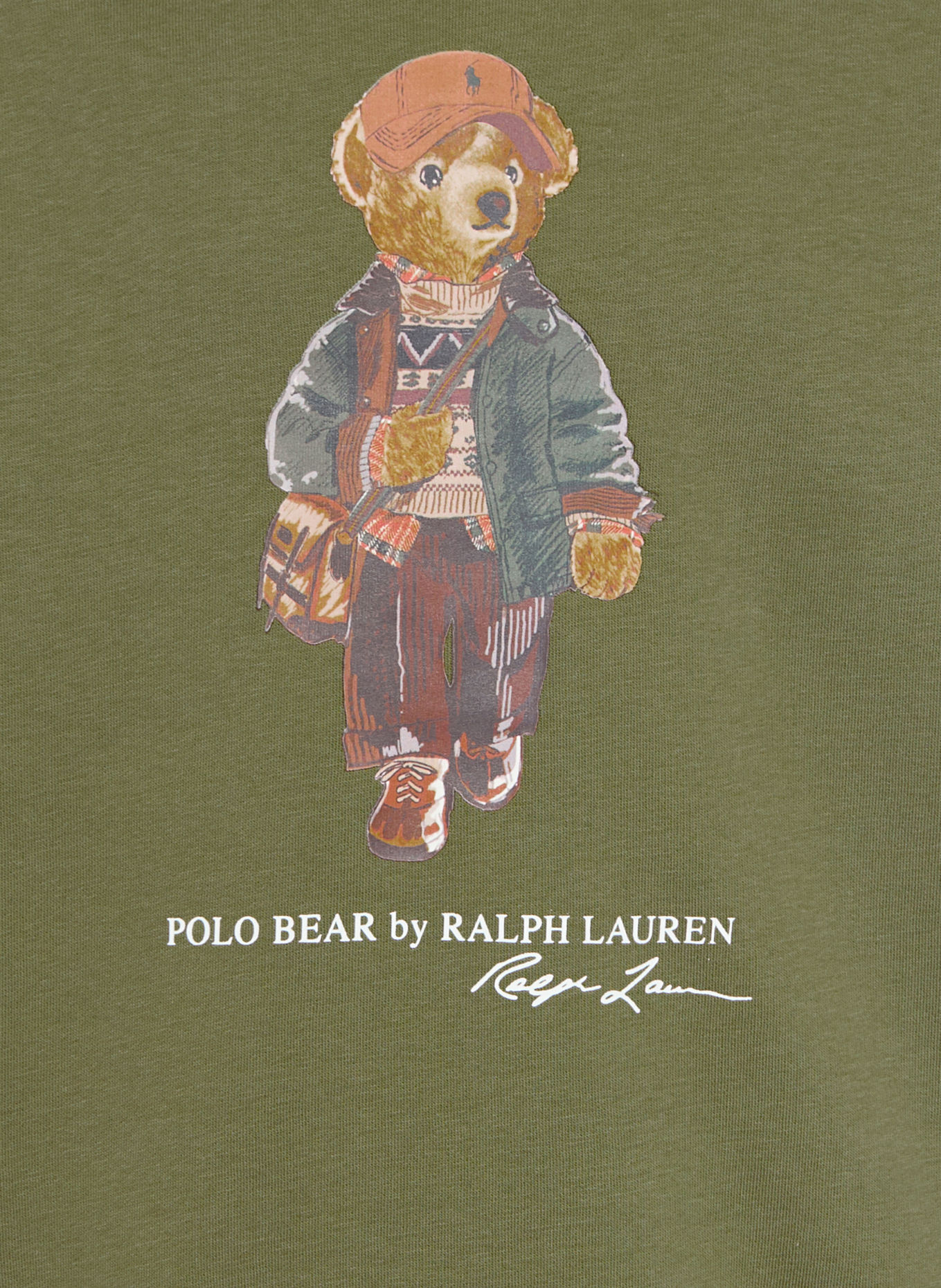 POLO RALPH LAUREN Sweatshirt: OLIVEN / BRUN / MØRKEGRØN