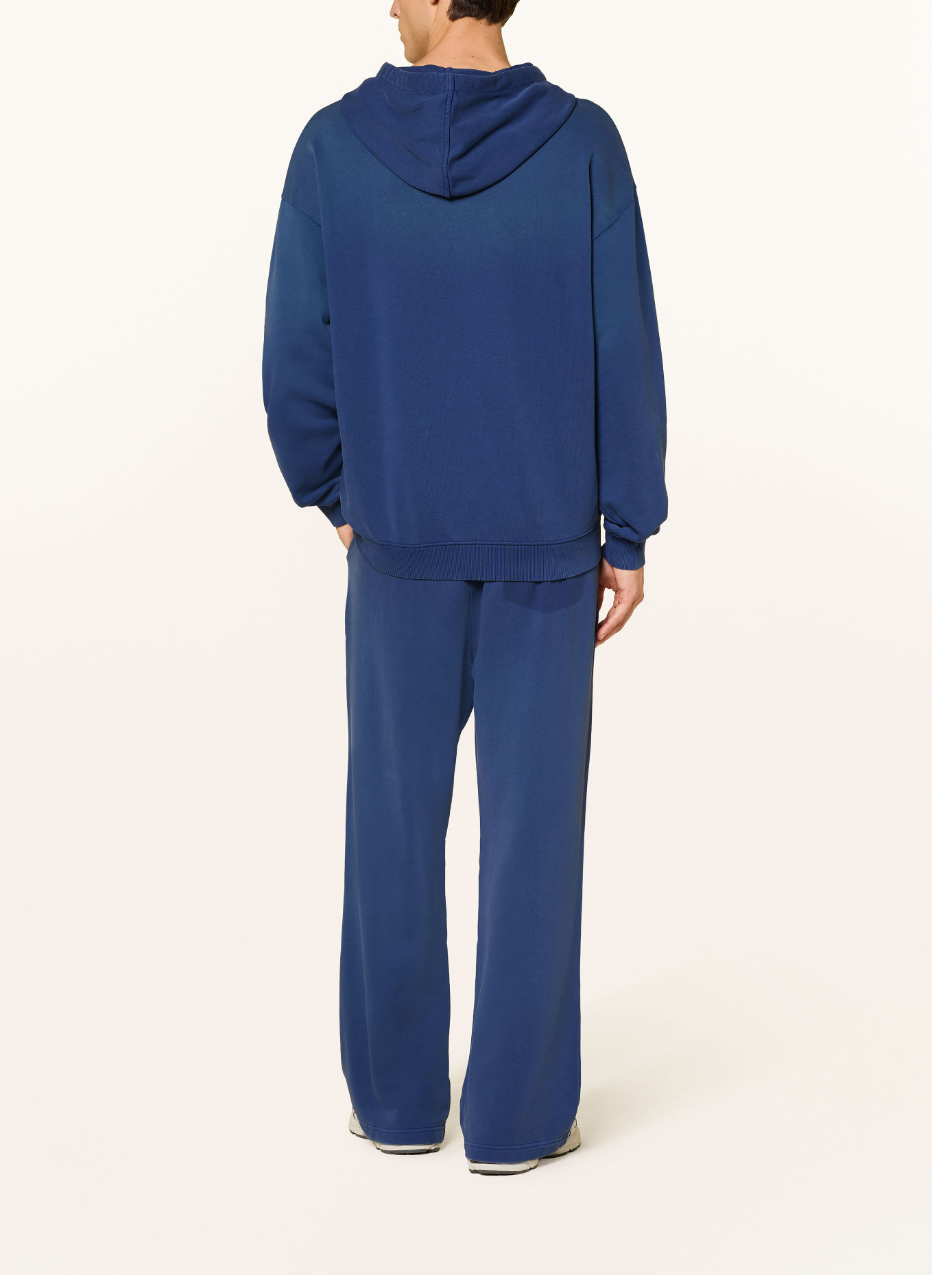 HUGO Sweat à capuche NEMINHOOD: BLEU FONCÉ