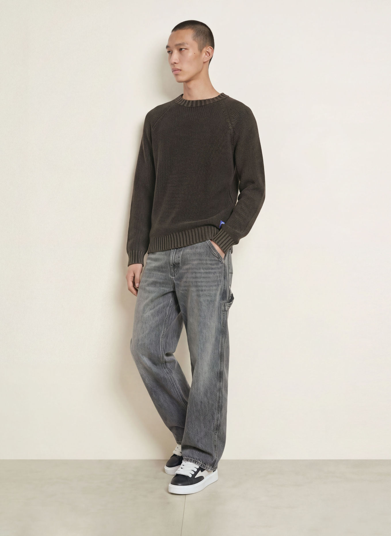 HUGO Pullover SONDYE: DUNKELGRAU