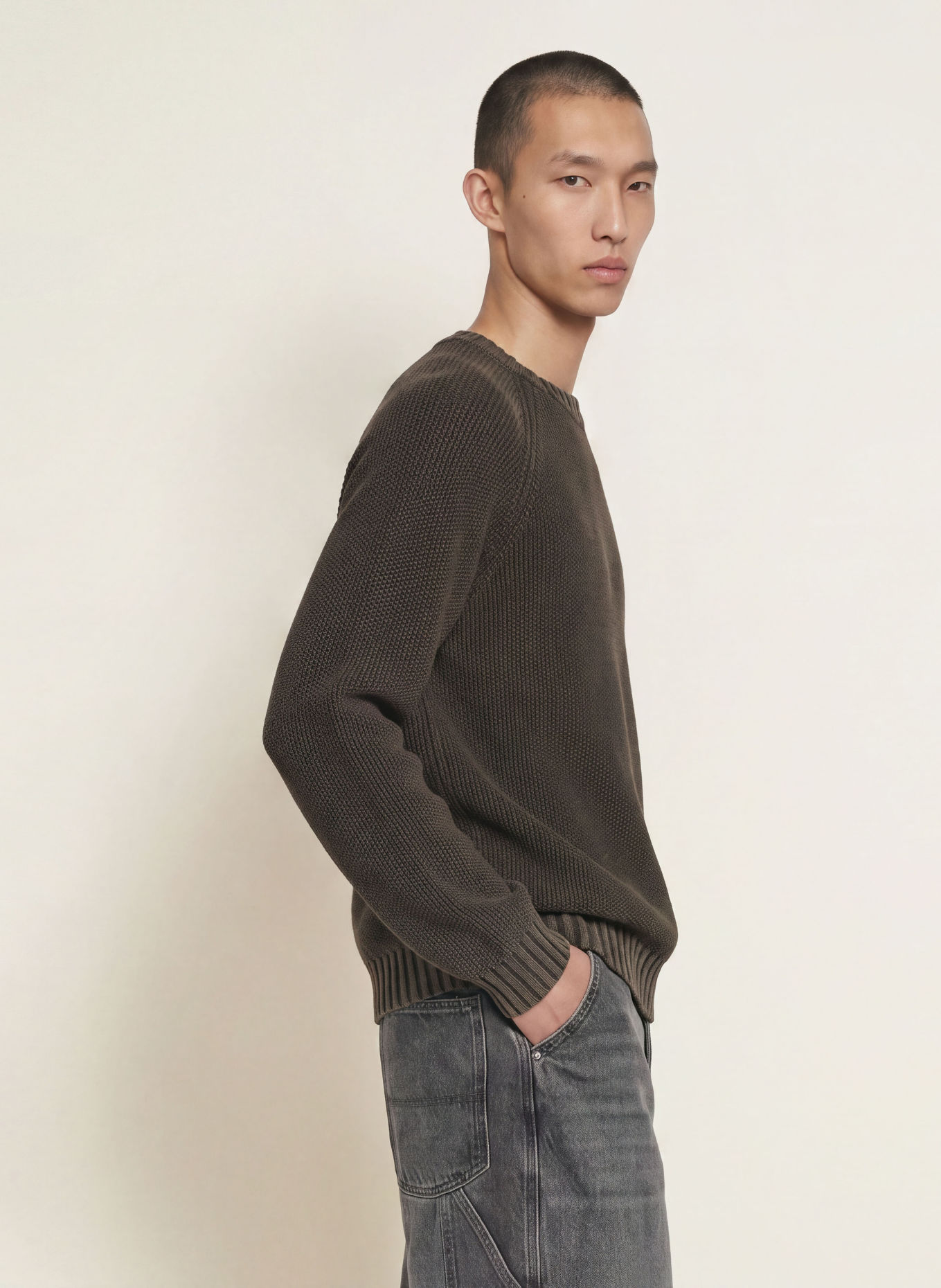HUGO Pullover SONDYE: DUNKELGRAU