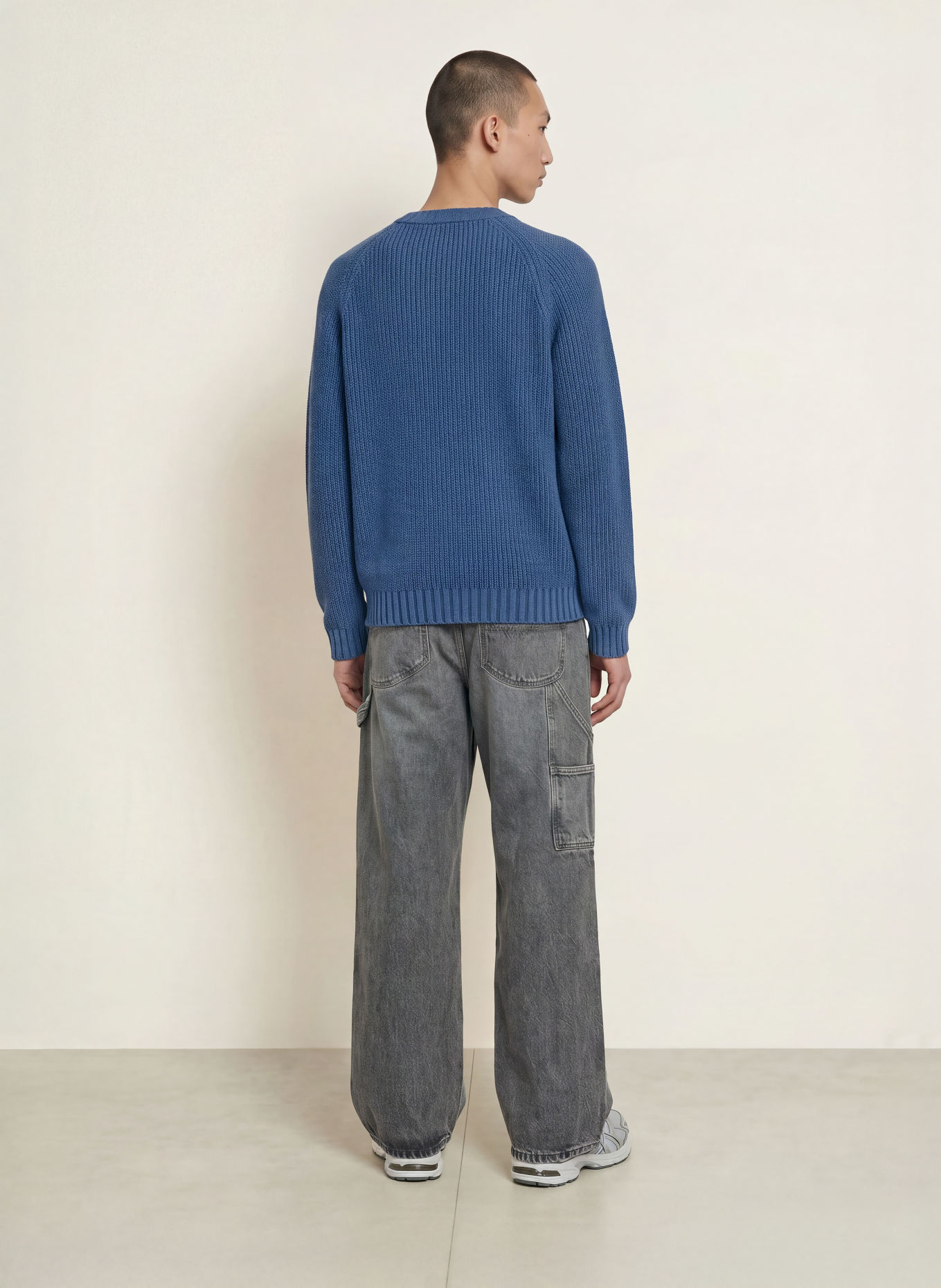 HUGO Trui SONDYE: DONKERBLAUW