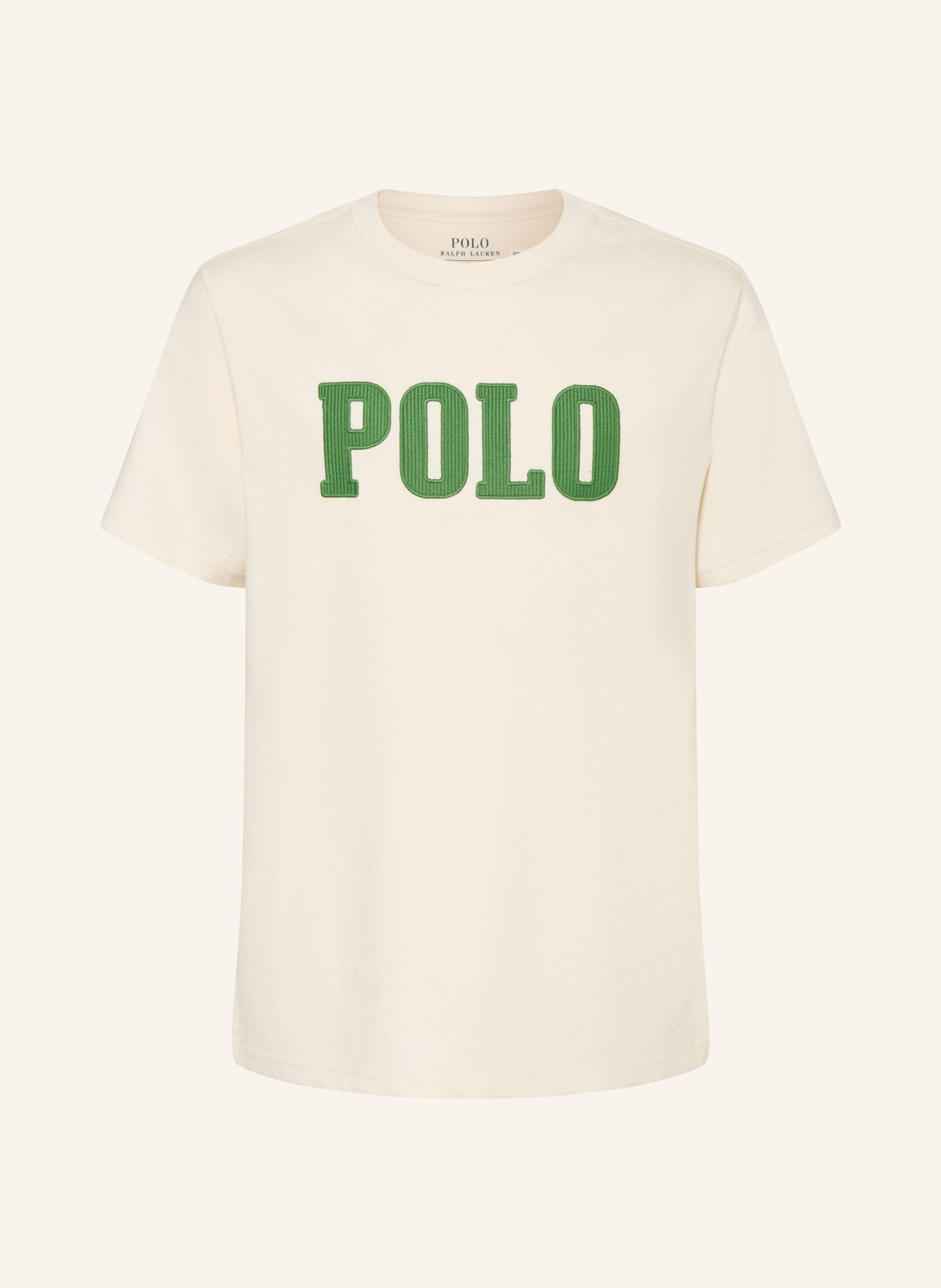 POLO RALPH LAUREN T-shirt: CRÈME / GROEN