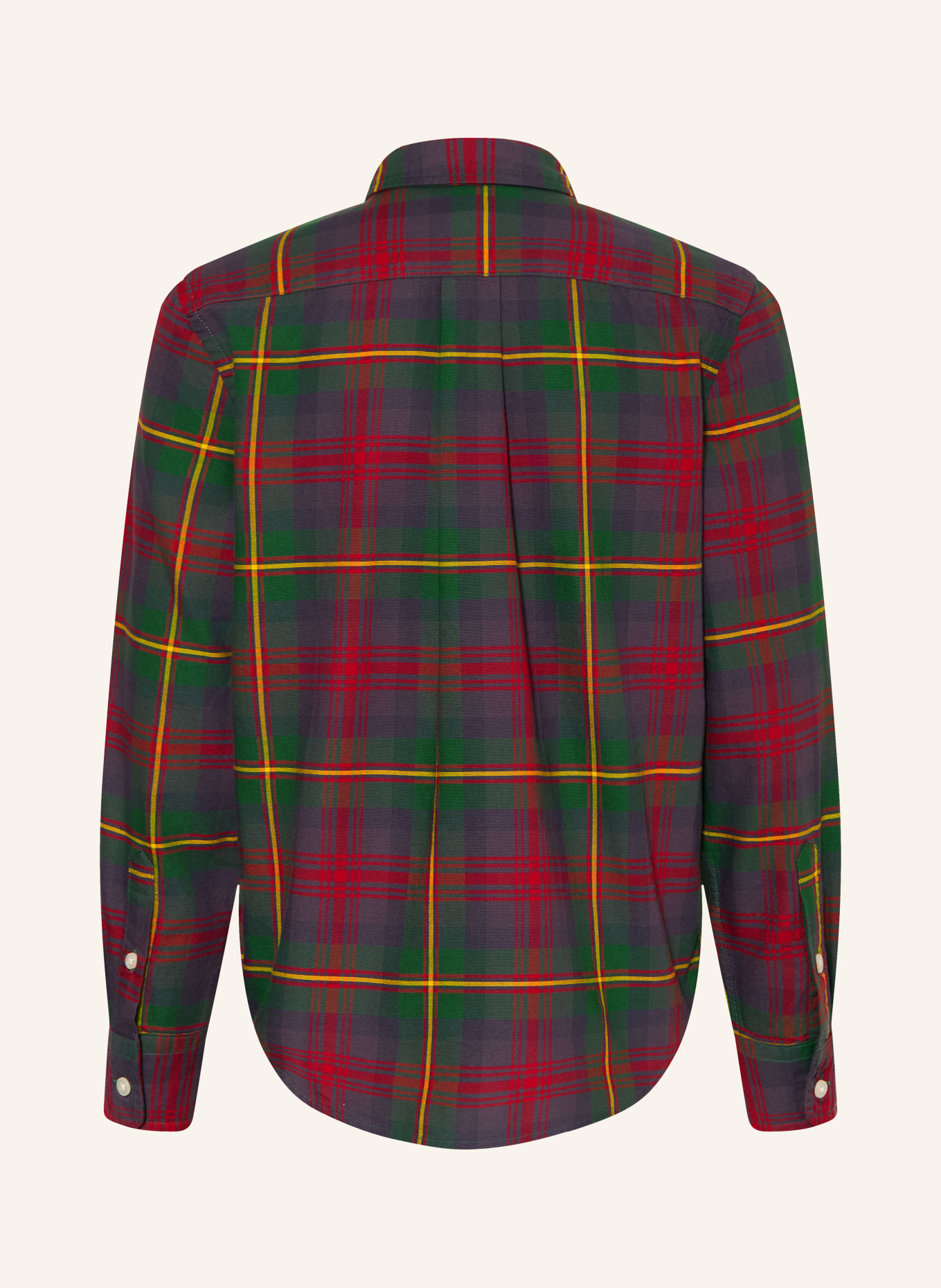 POLO RALPH LAUREN Oxford shirt: RED / PURPLE / GREEN