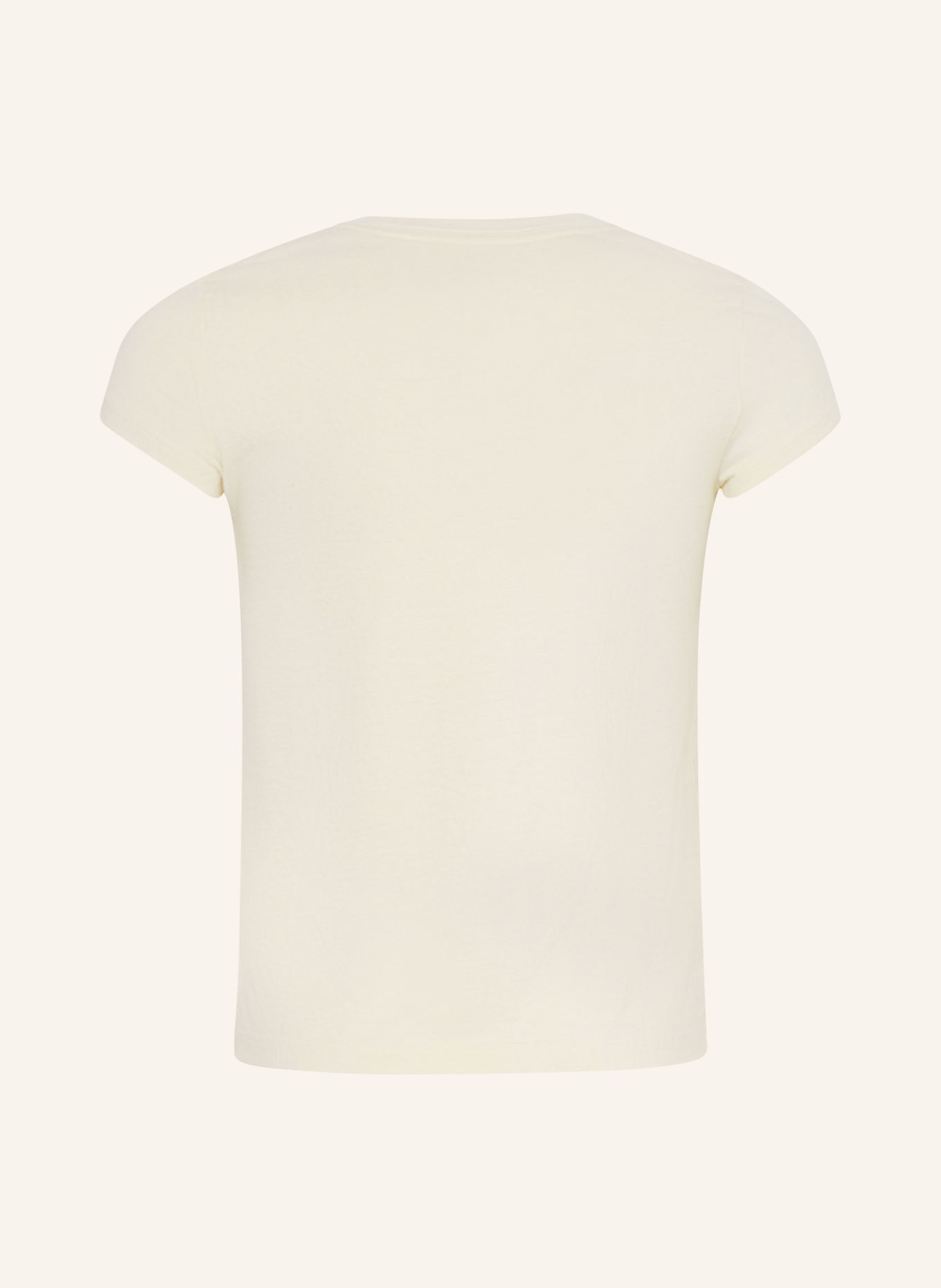 POLO RALPH LAUREN T-shirt: CREME / BRUN / GRØN