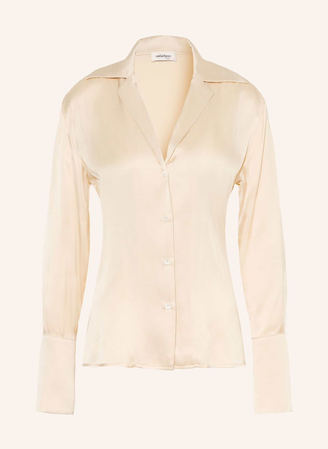 ottod'ame Satinbluse: CREME