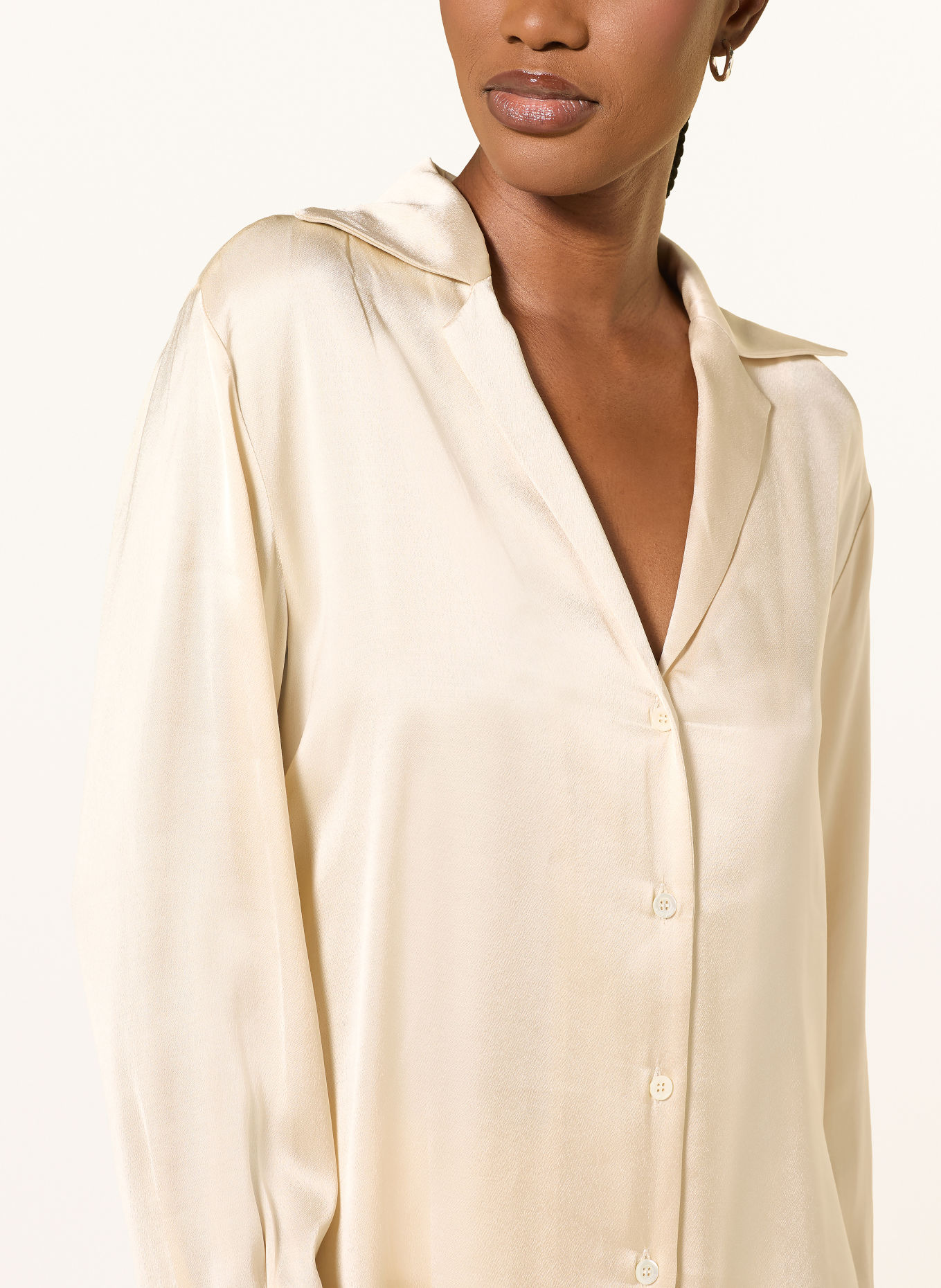 ottod'ame Satinbluse: CREME