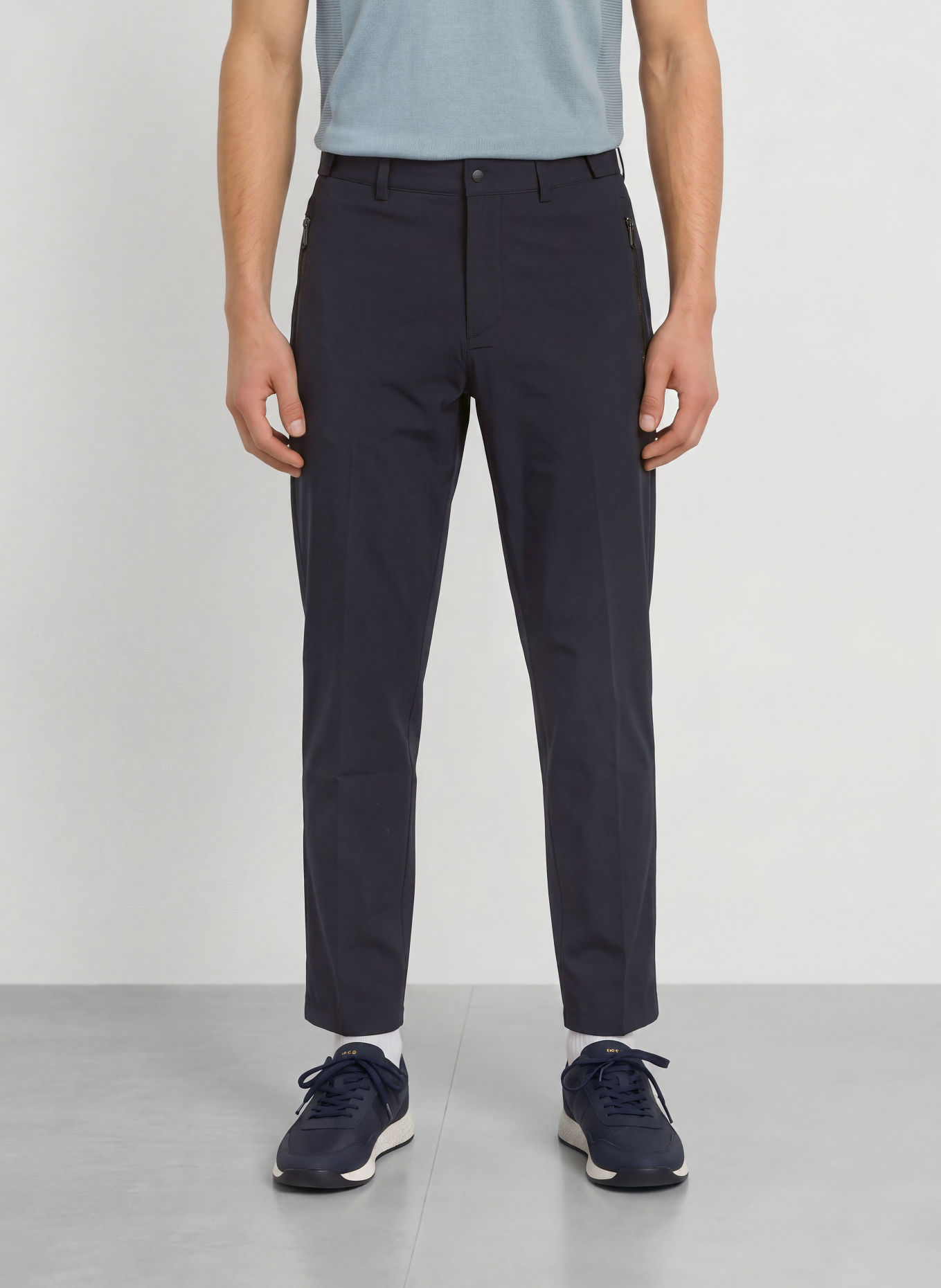 BOSS Golfhose GOC RANK Regular Fit: DUNKELBLAU