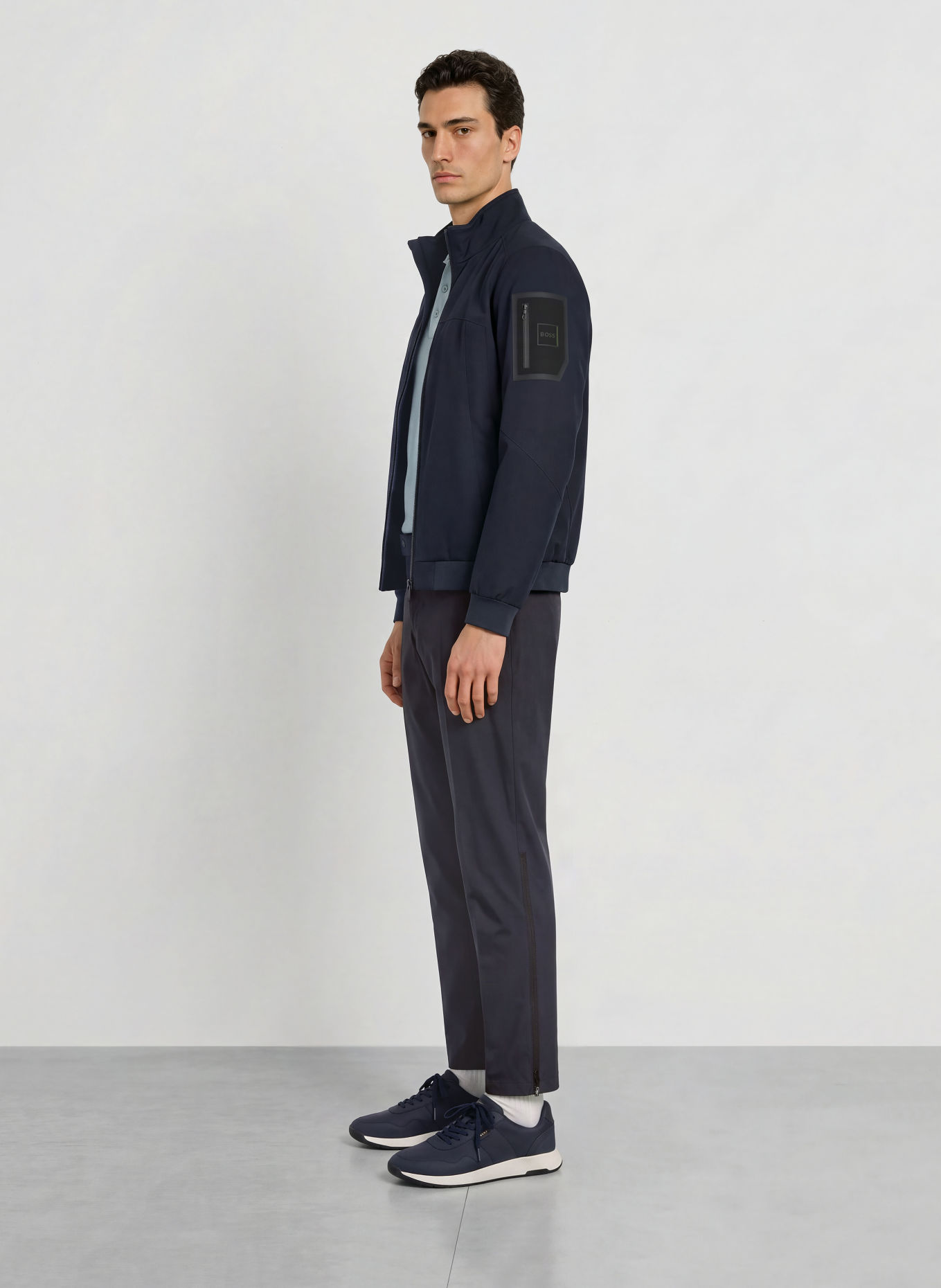 BOSS Golfhose GOC RANK Regular Fit: DUNKELBLAU