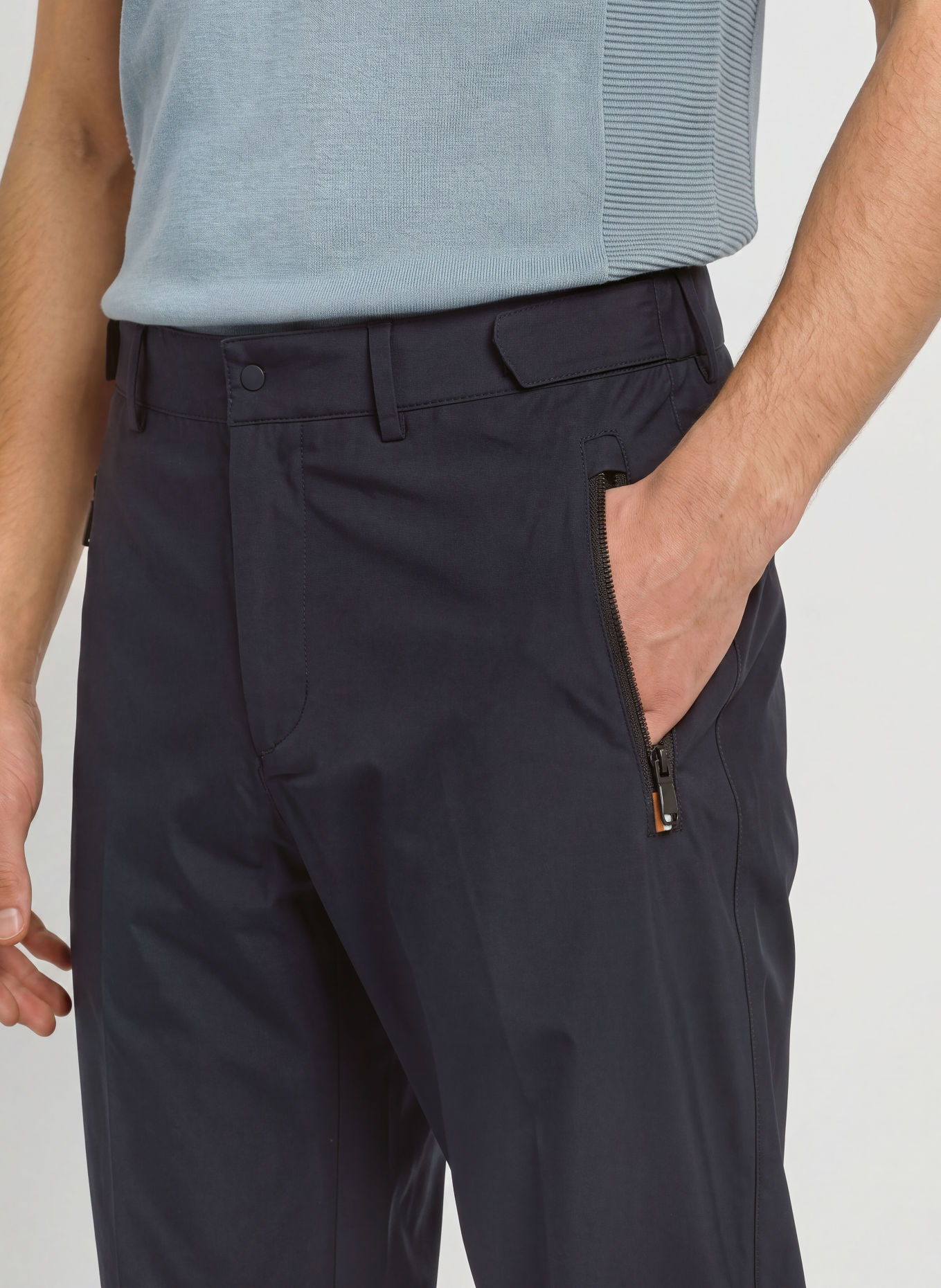 BOSS Golfhose GOC RANK Regular Fit: DUNKELBLAU
