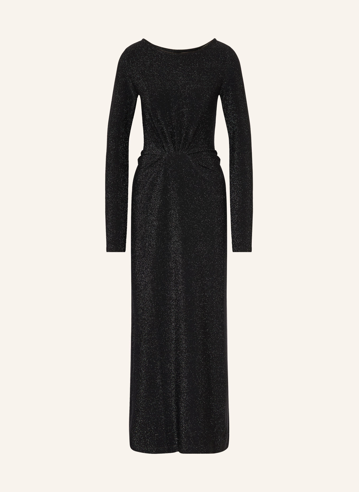 ottod'ame Robe en jersey avec fil pailleté: NOIR