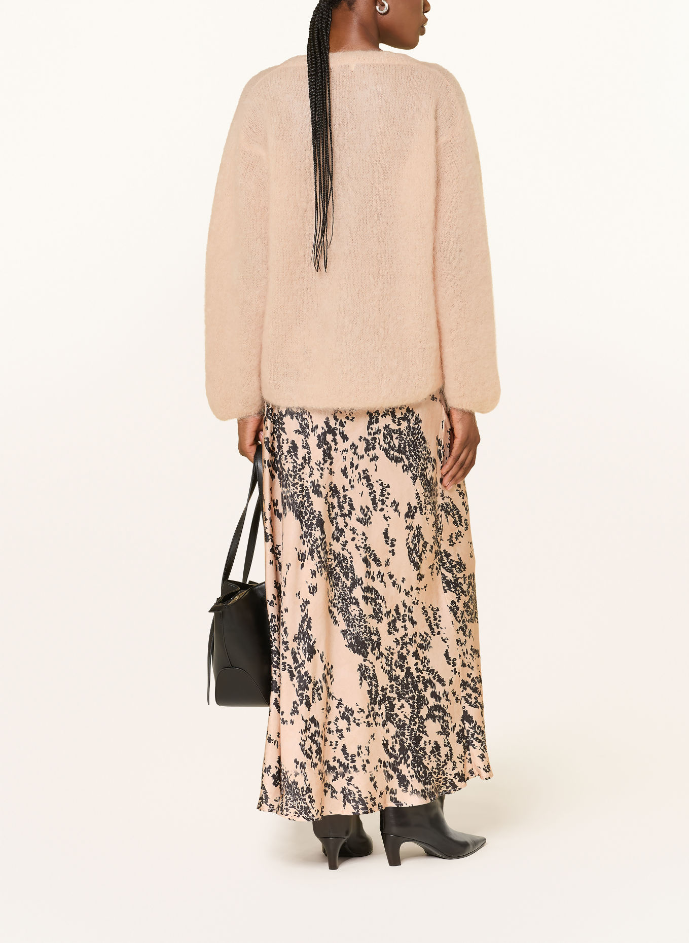 ottod'ame Mohair Sweater: LIGHT BROWN
