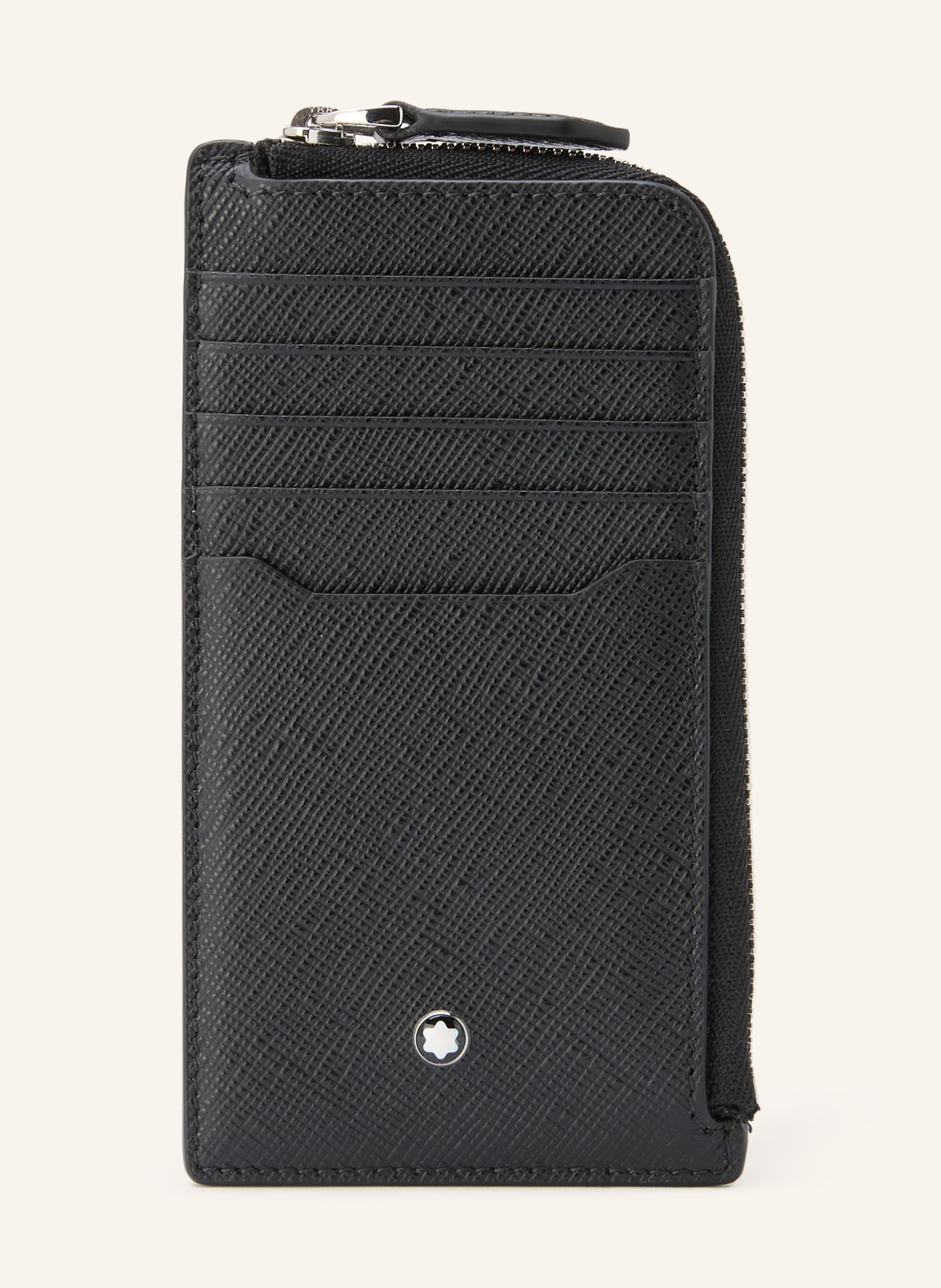 MONTBLANC Etui na karty Saffiano SARTORIAL: CZARNY