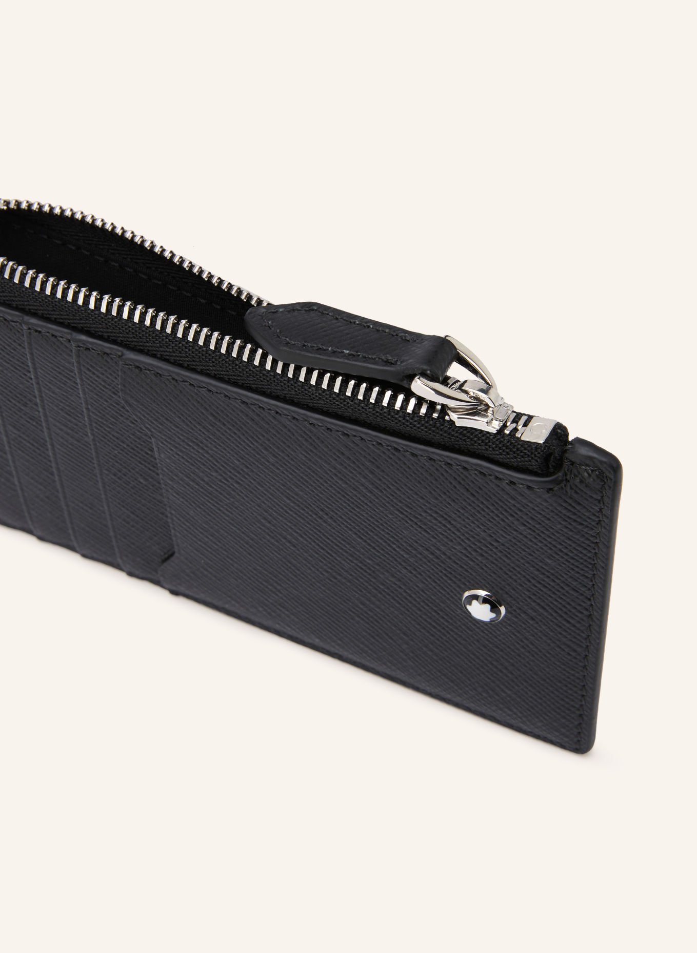 MONTBLANC Etui na karty Saffiano SARTORIAL: CZARNY