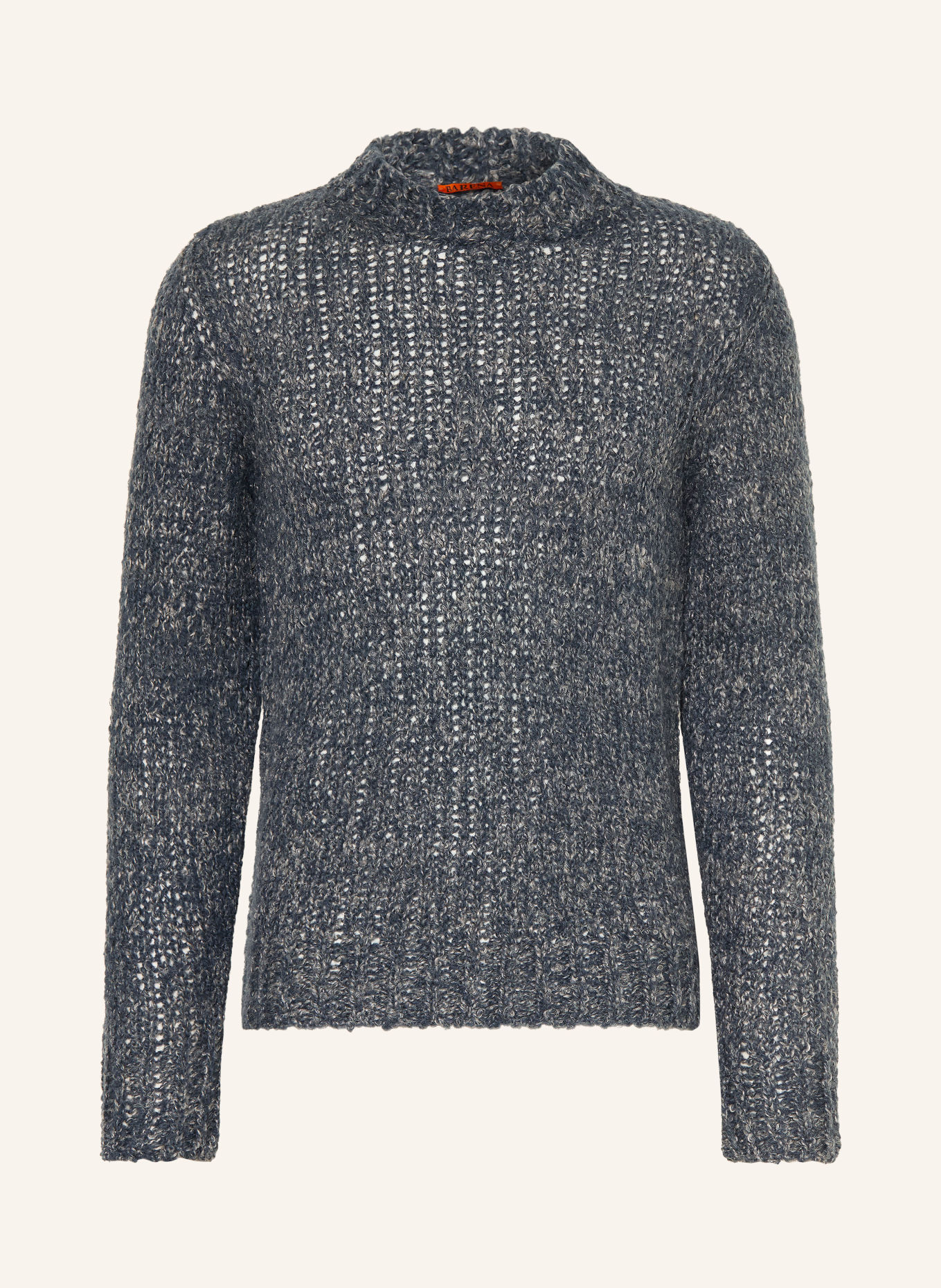 BARENA VENEZIA Pull MARESELO en alpaga: BLEU GRIS