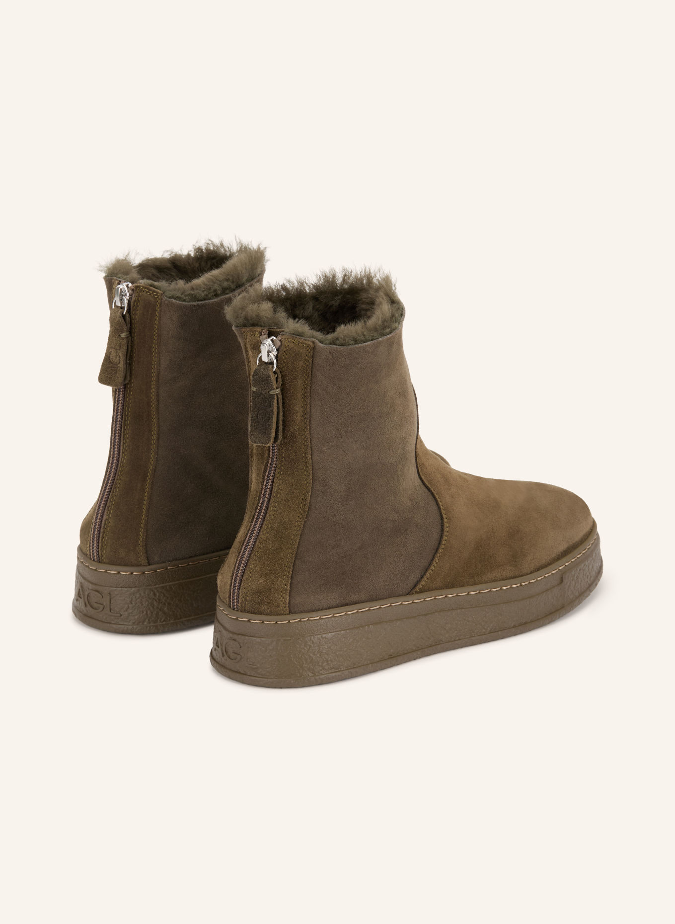AGL Boots GIULY: KAKI / OLIJF