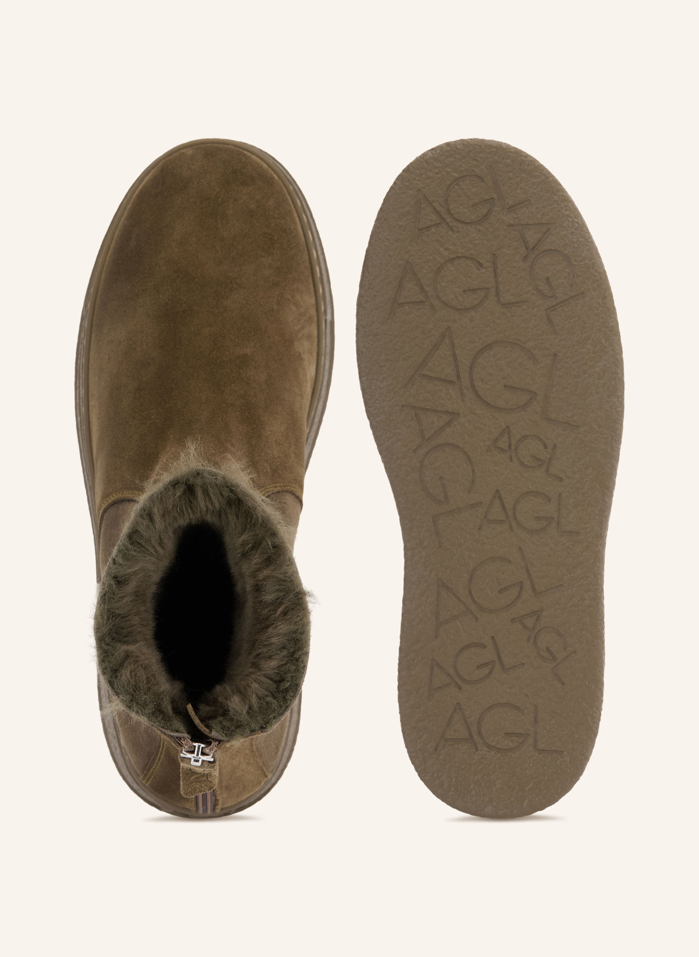 AGL Boots GIULY: KAKI / OLIJF