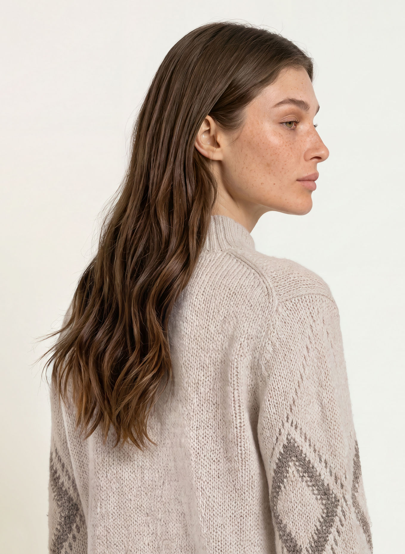 HEMISPHERE Cashmere Sweaters: LIGHT GRAY / GRAY