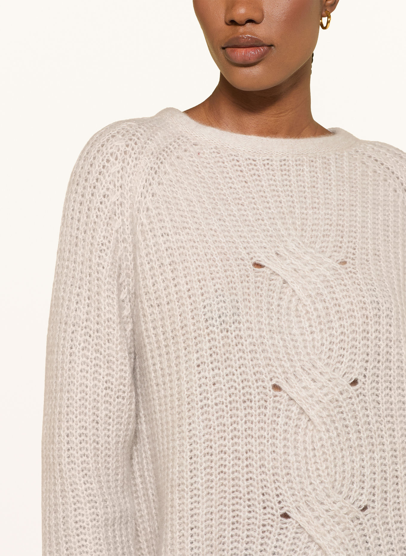 HEMISPHERE Trui met kasjmier: BEIGE