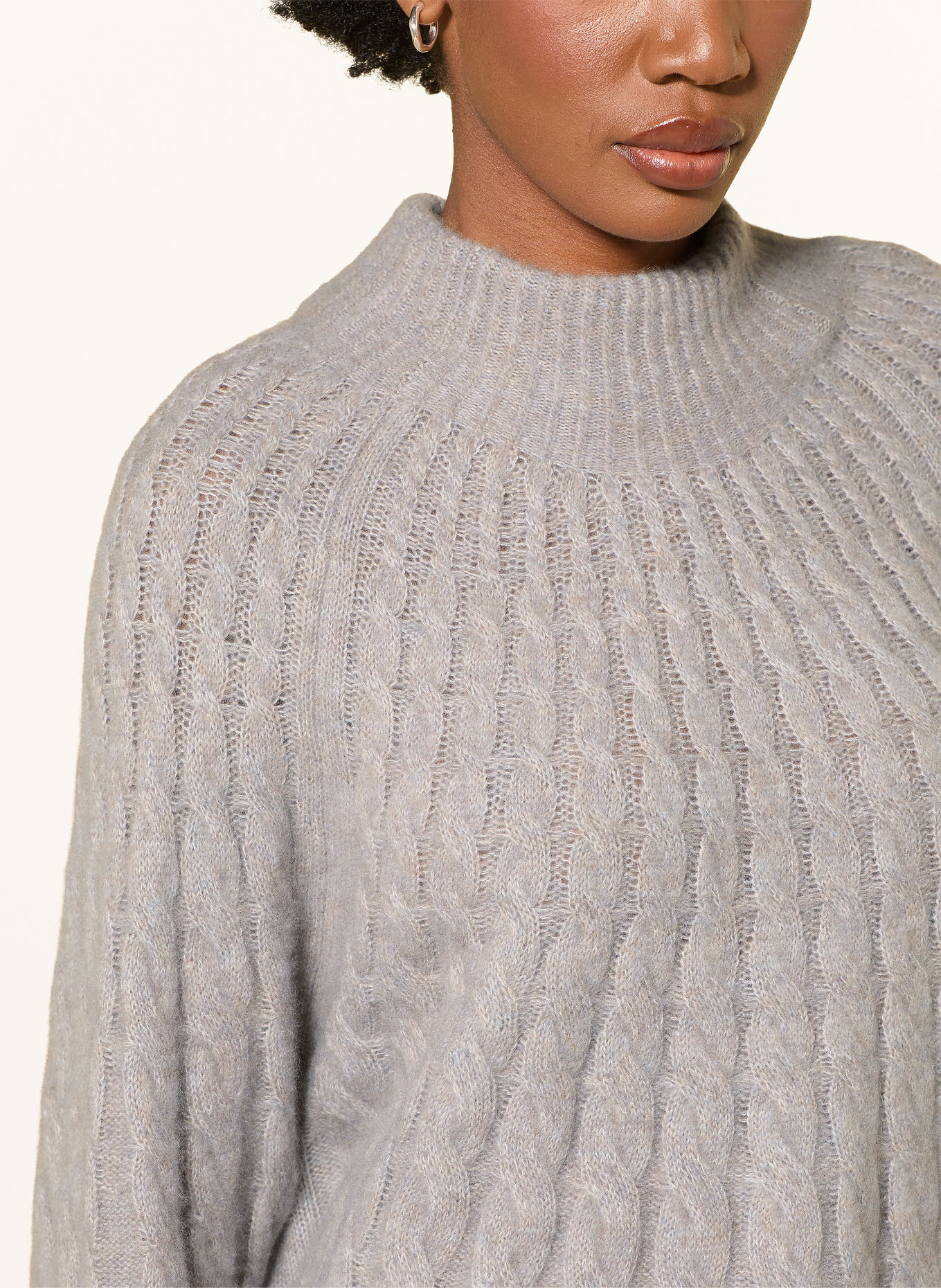 HEMISPHERE Pull en cachemire: GRIS CLAIR
