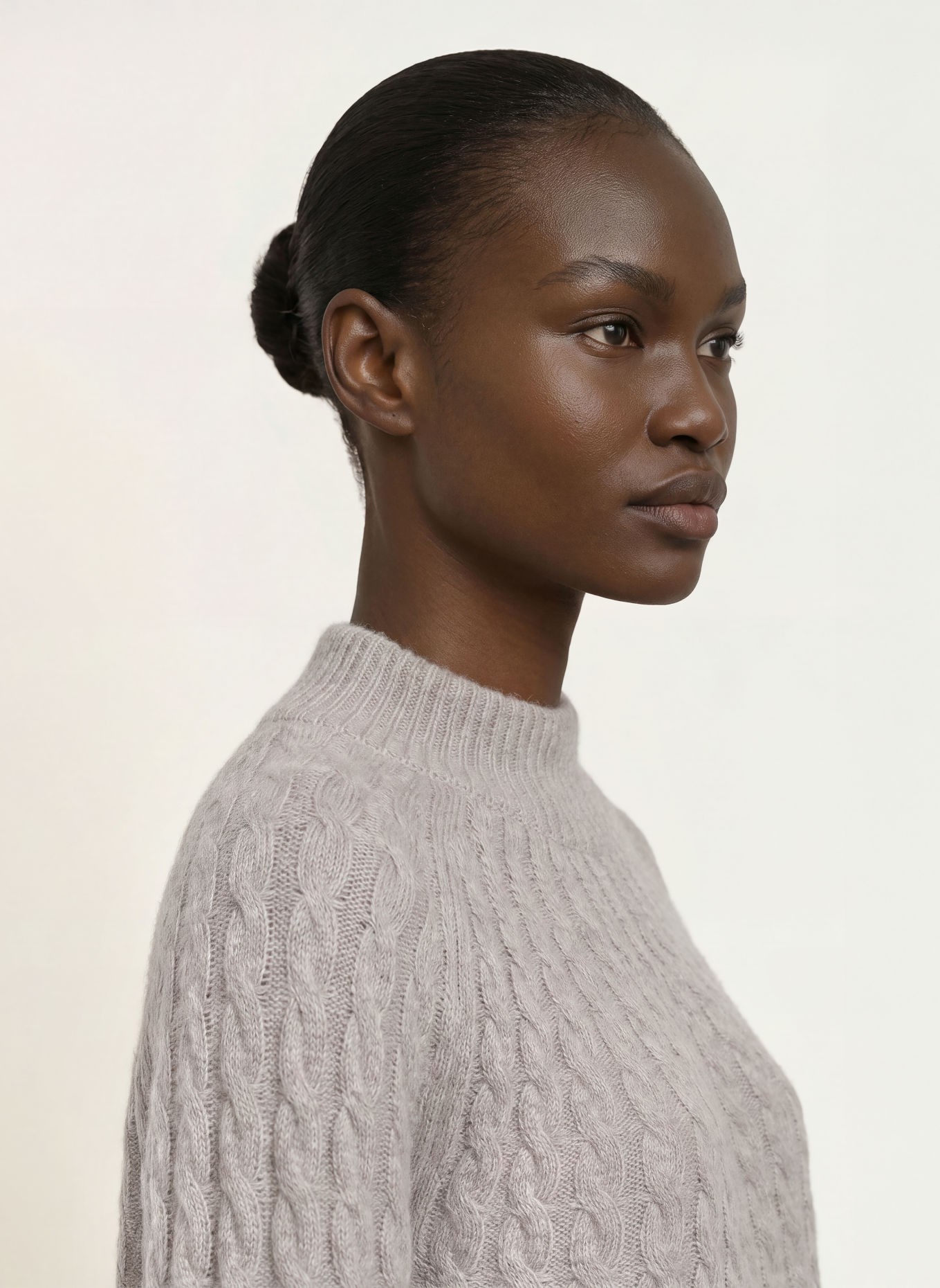 HEMISPHERE Pull en cachemire: GRIS CLAIR