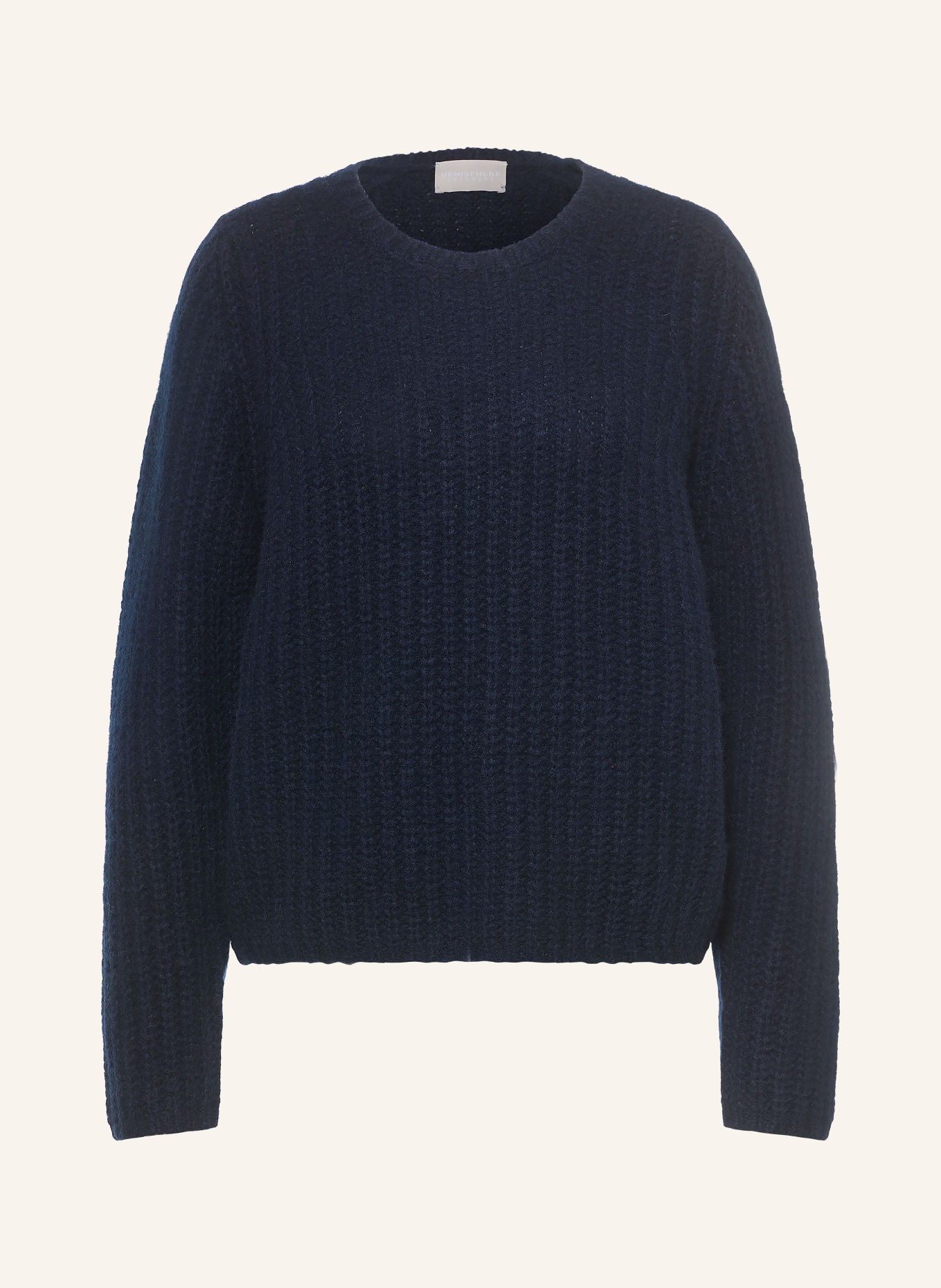 HEMISPHERE Trui met kasjmier: DONKERBLAUW
