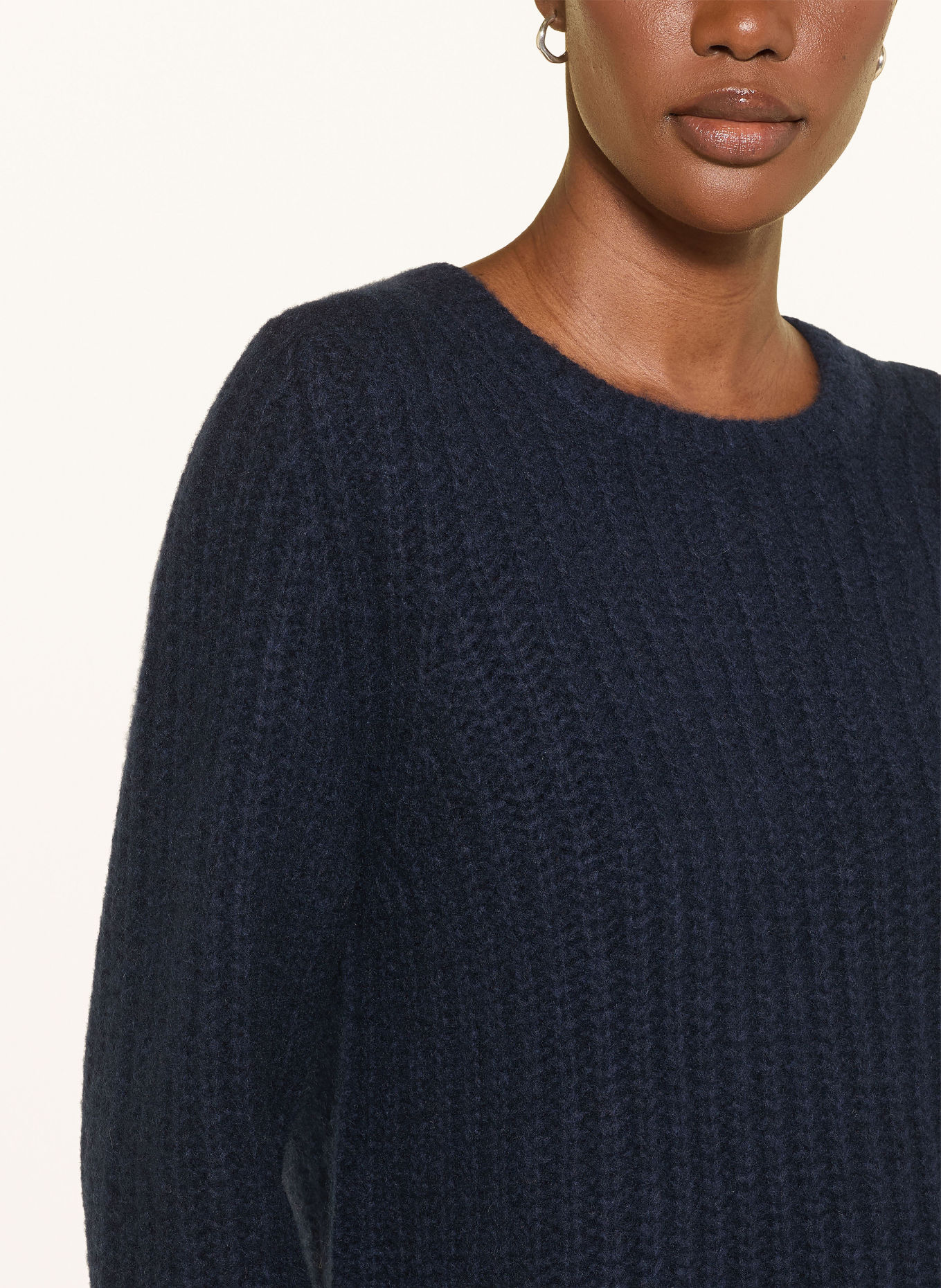HEMISPHERE Trui met kasjmier: DONKERBLAUW