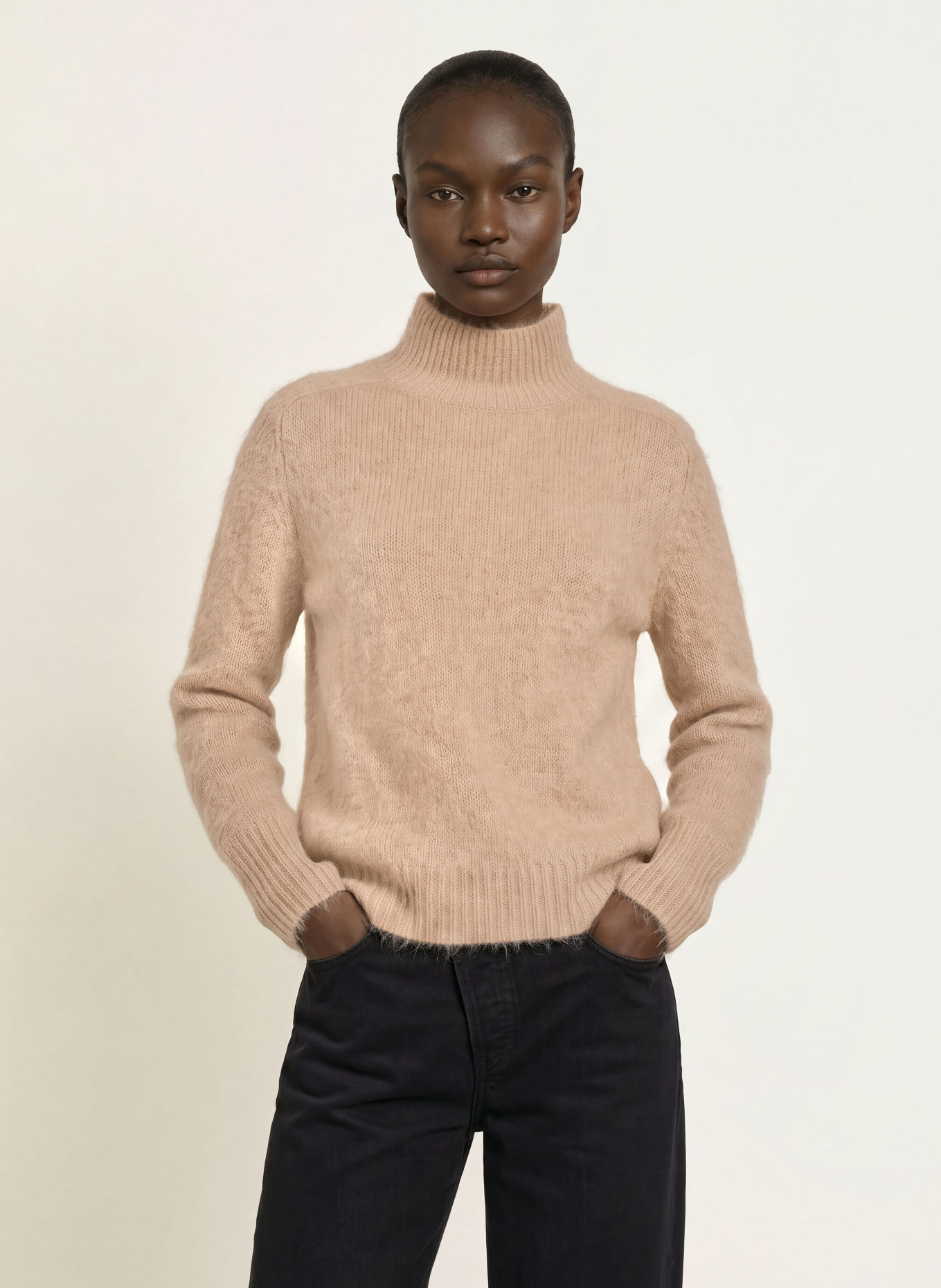 HEMISPHERE Pull en cachemire: BEIGE